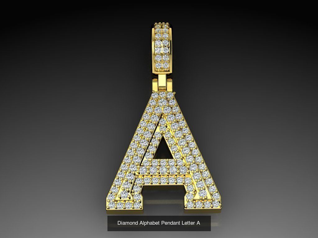 ALLPHABET JEWELRY PENDANT COLLECTION _3