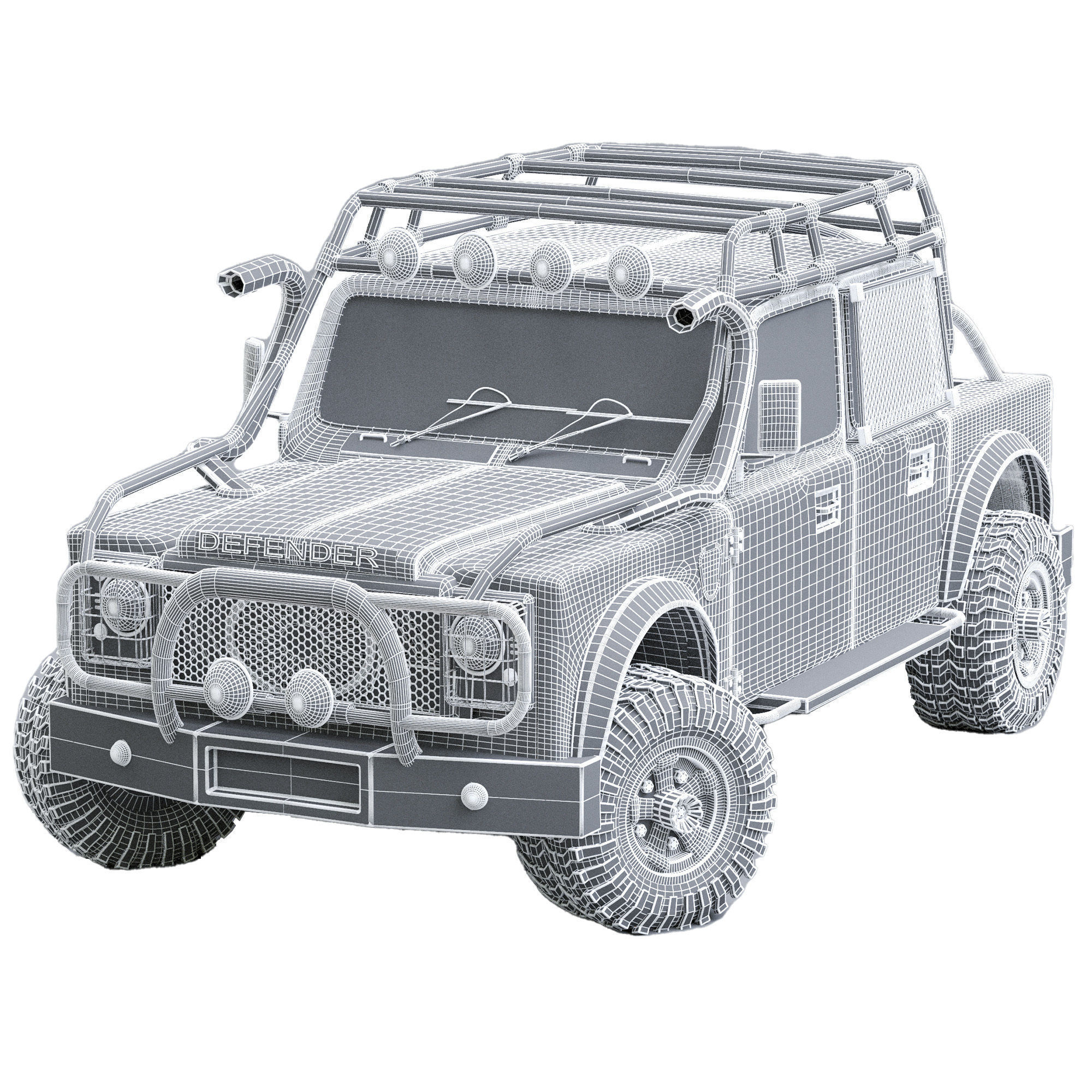 defender offroad 3D model_3
