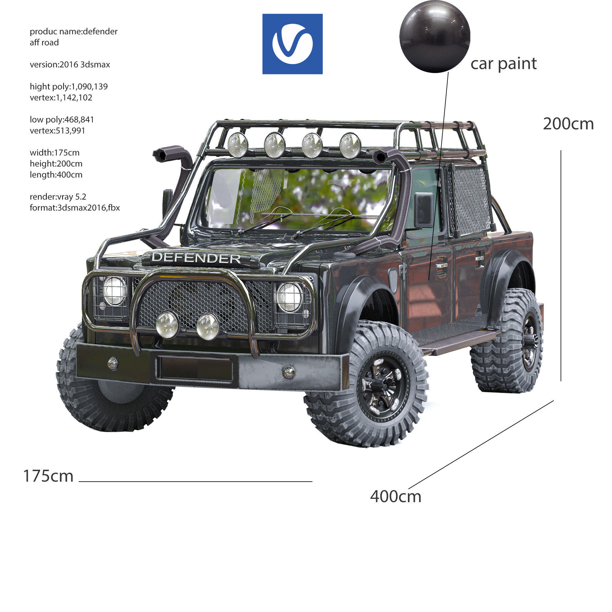 defender offroad 3D model_2