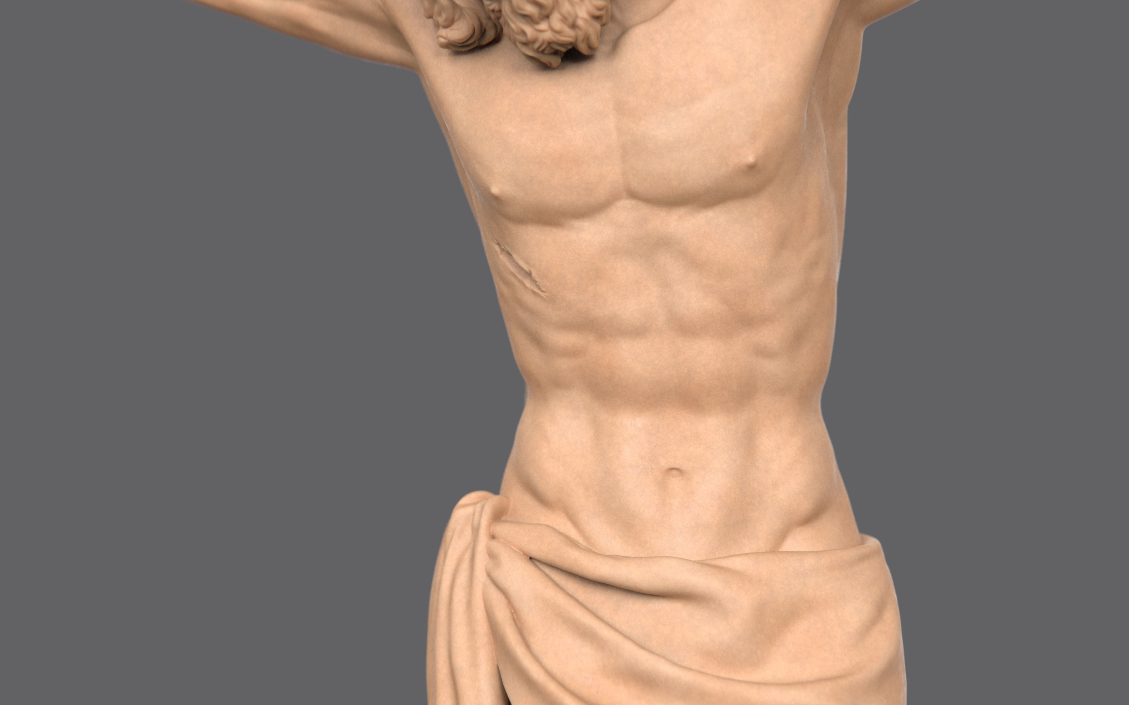 Jesus Basemesh for Your 3D Printing Project 3D print model_38