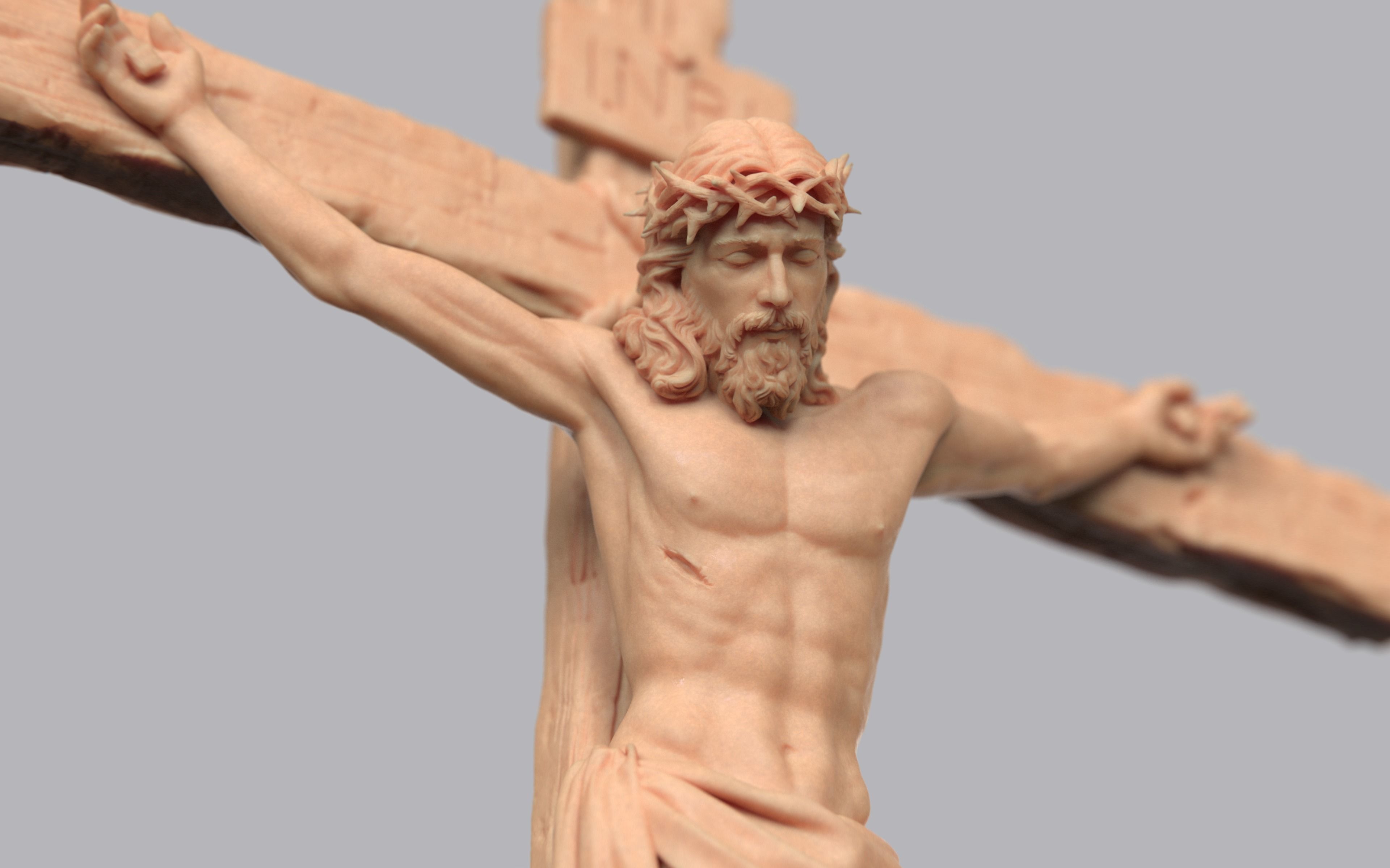 Jesus Basemesh for Your 3D Printing Project 3D print model_2