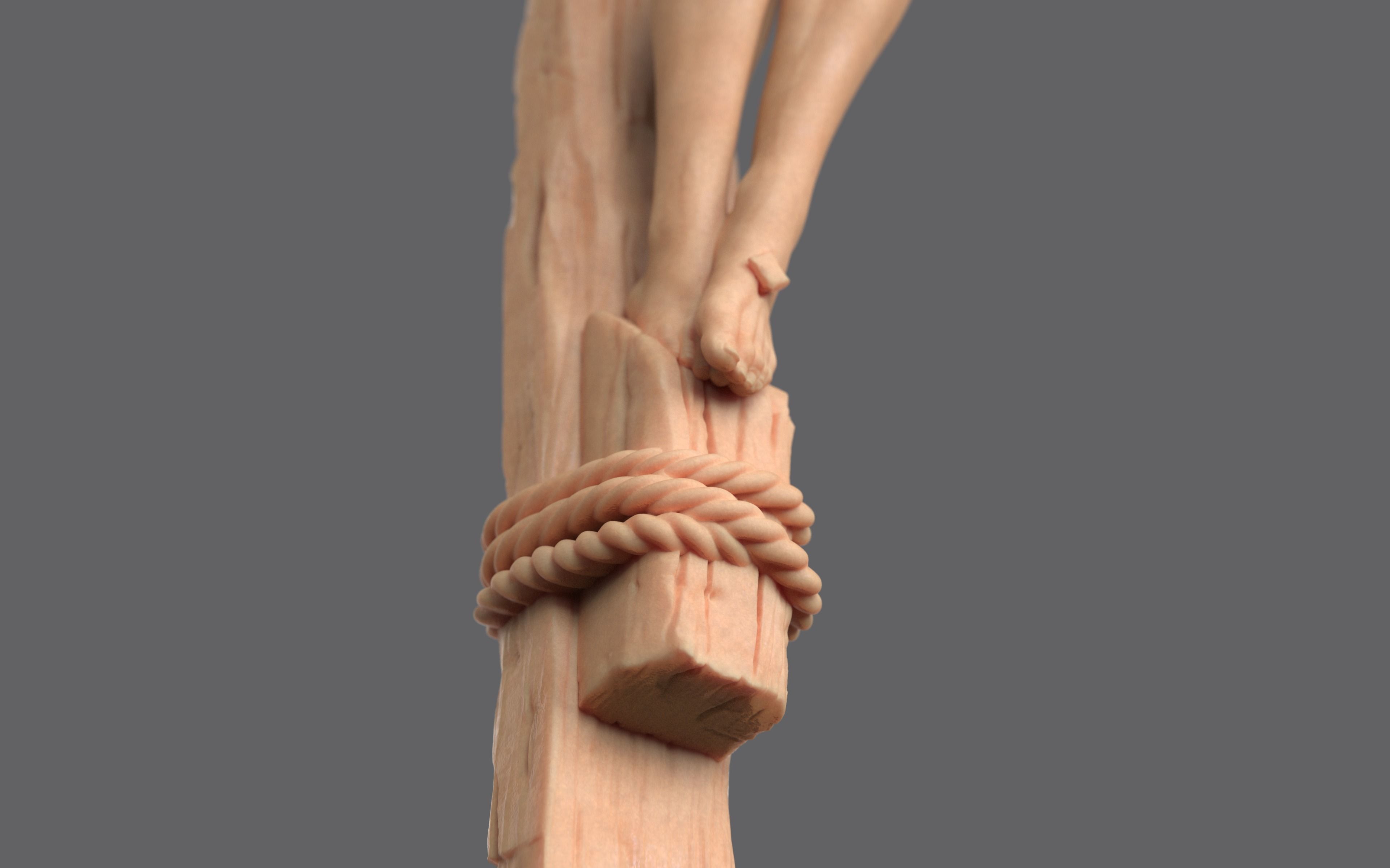 Jesus Basemesh for Your 3D Printing Project 3D print model_36