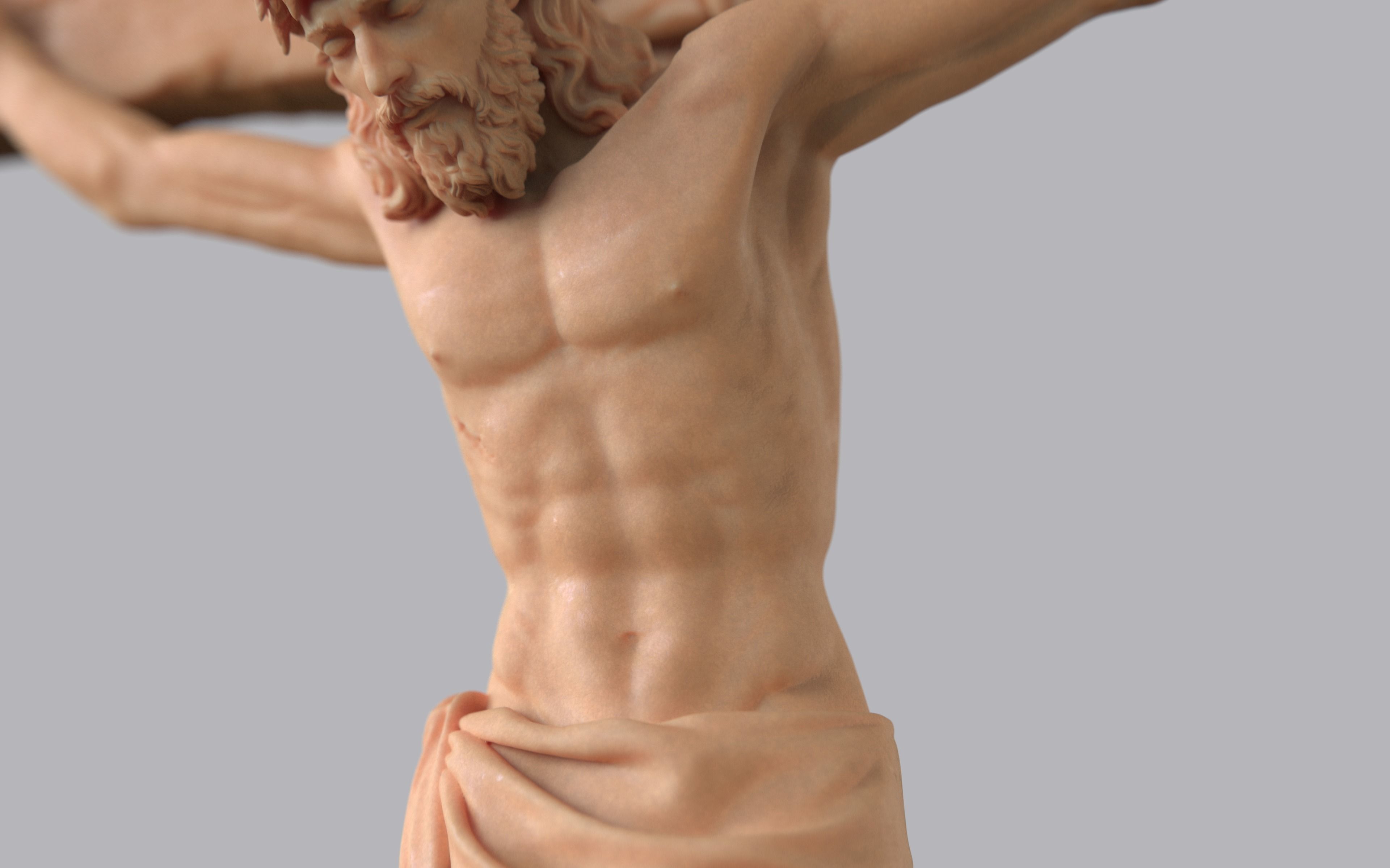 Jesus Basemesh for Your 3D Printing Project 3D print model_3