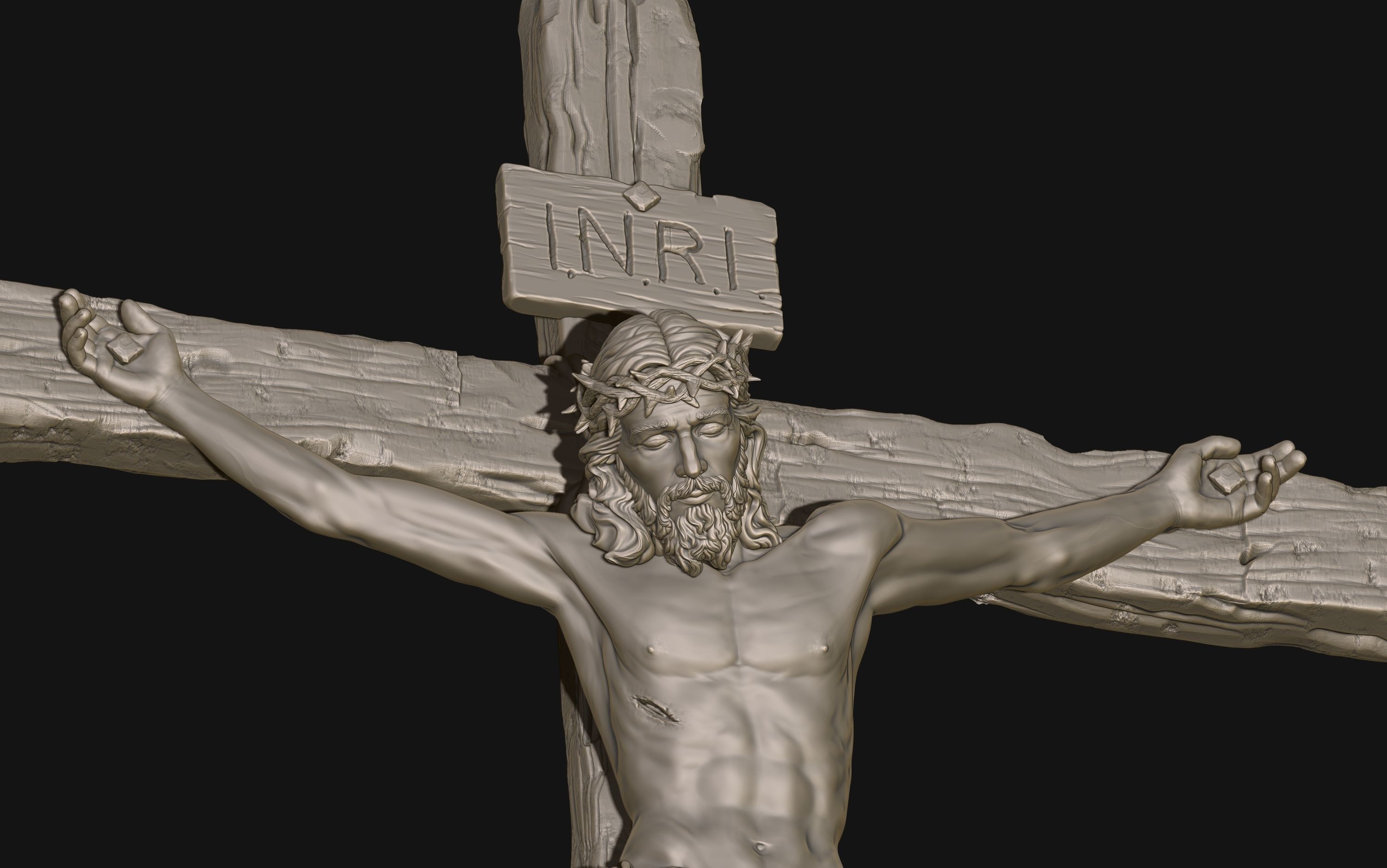 Jesus Basemesh for Your 3D Printing Project 3D print model_15