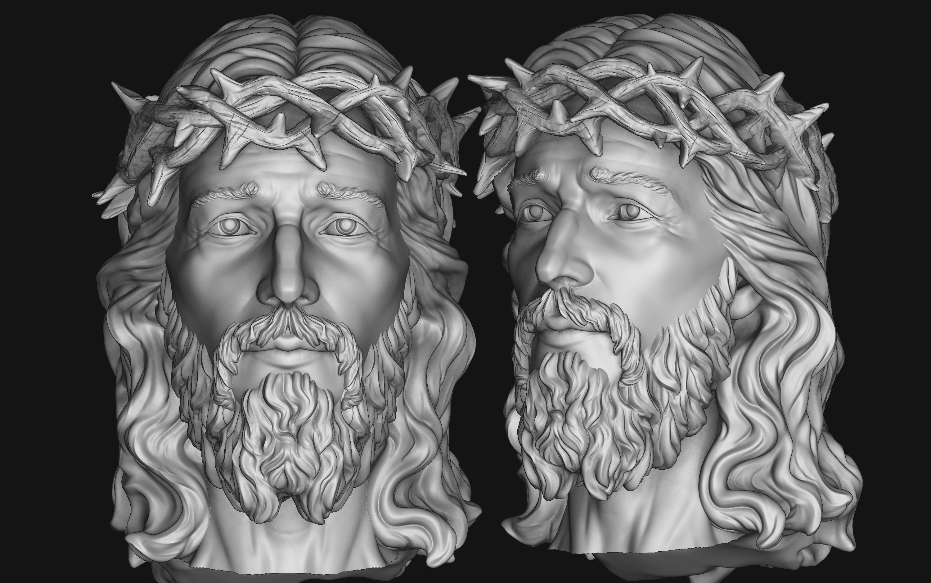 Jesus Basemesh for Your 3D Printing Project 3D print model_30