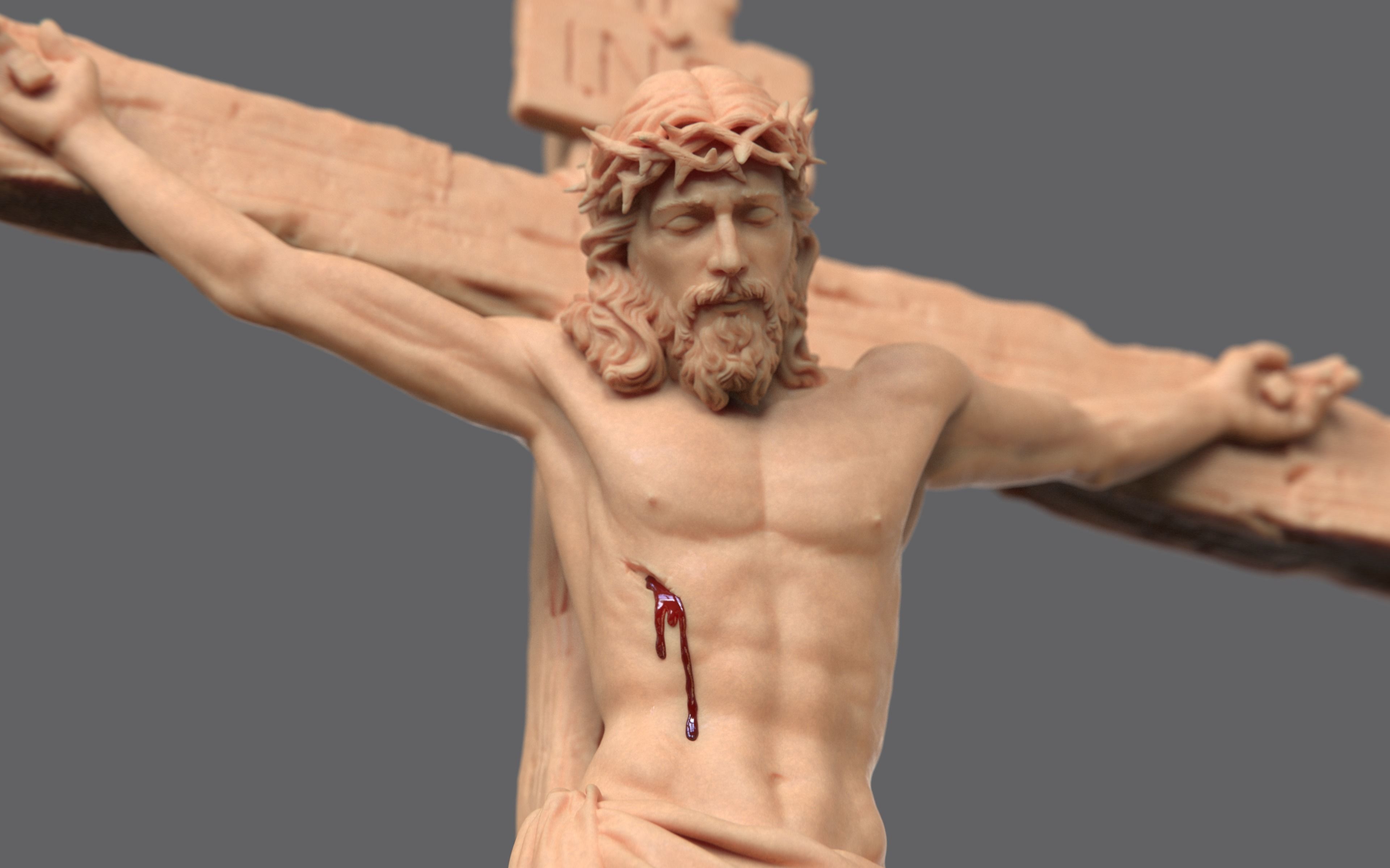 Jesus Basemesh for Your 3D Printing Project 3D print model_40