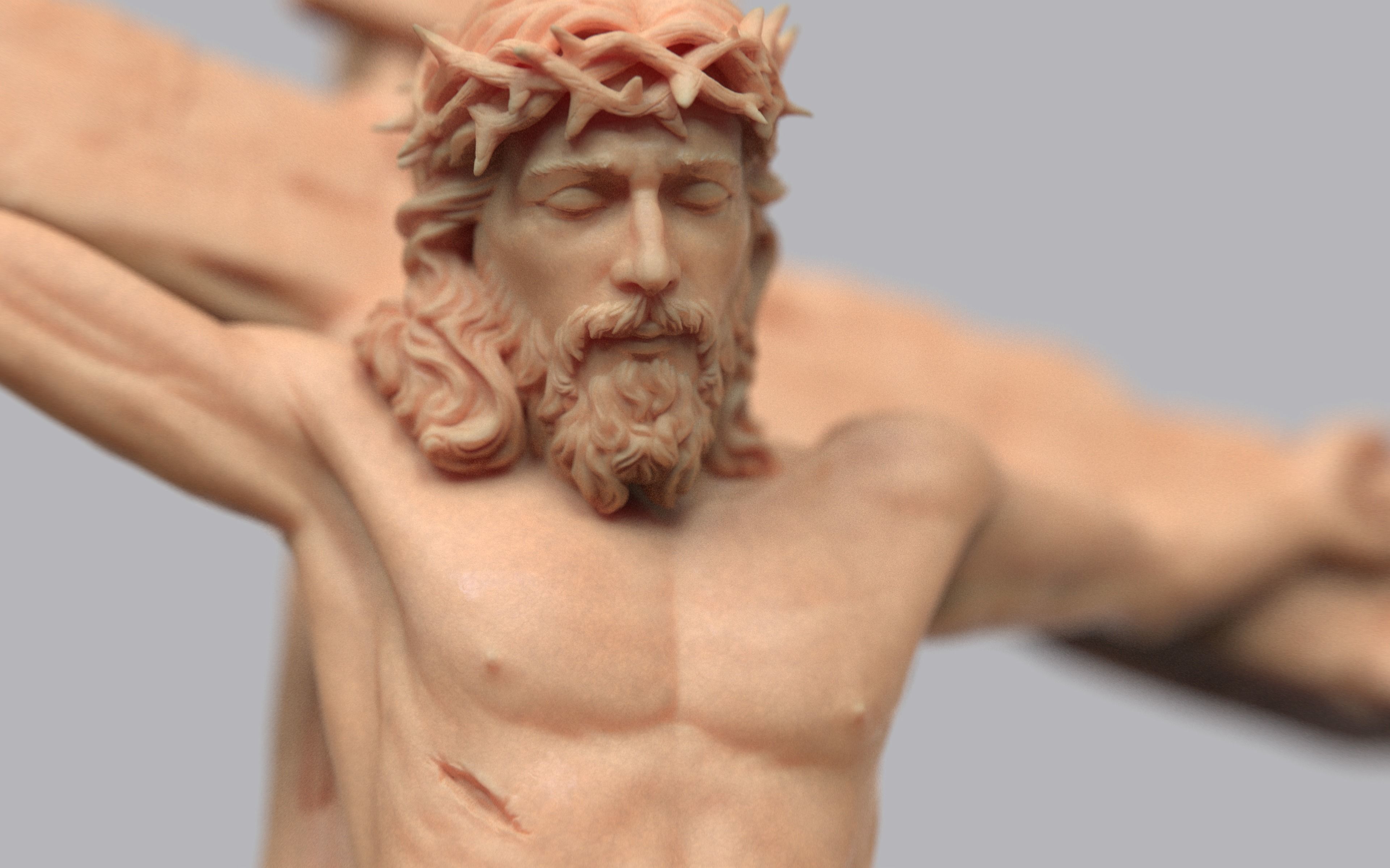 Jesus Basemesh for Your 3D Printing Project 3D print model_41