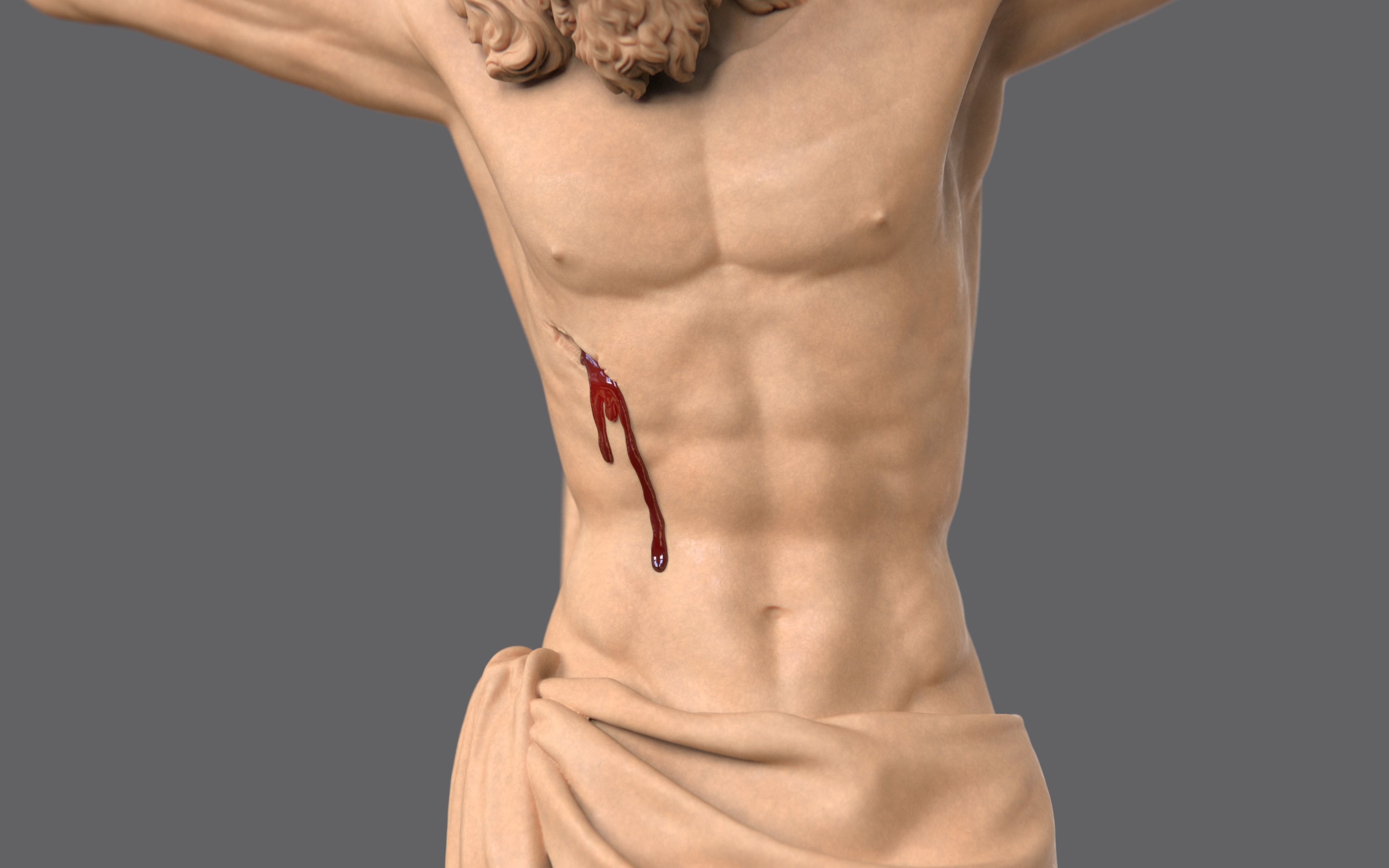 Jesus Basemesh for Your 3D Printing Project 3D print model_37