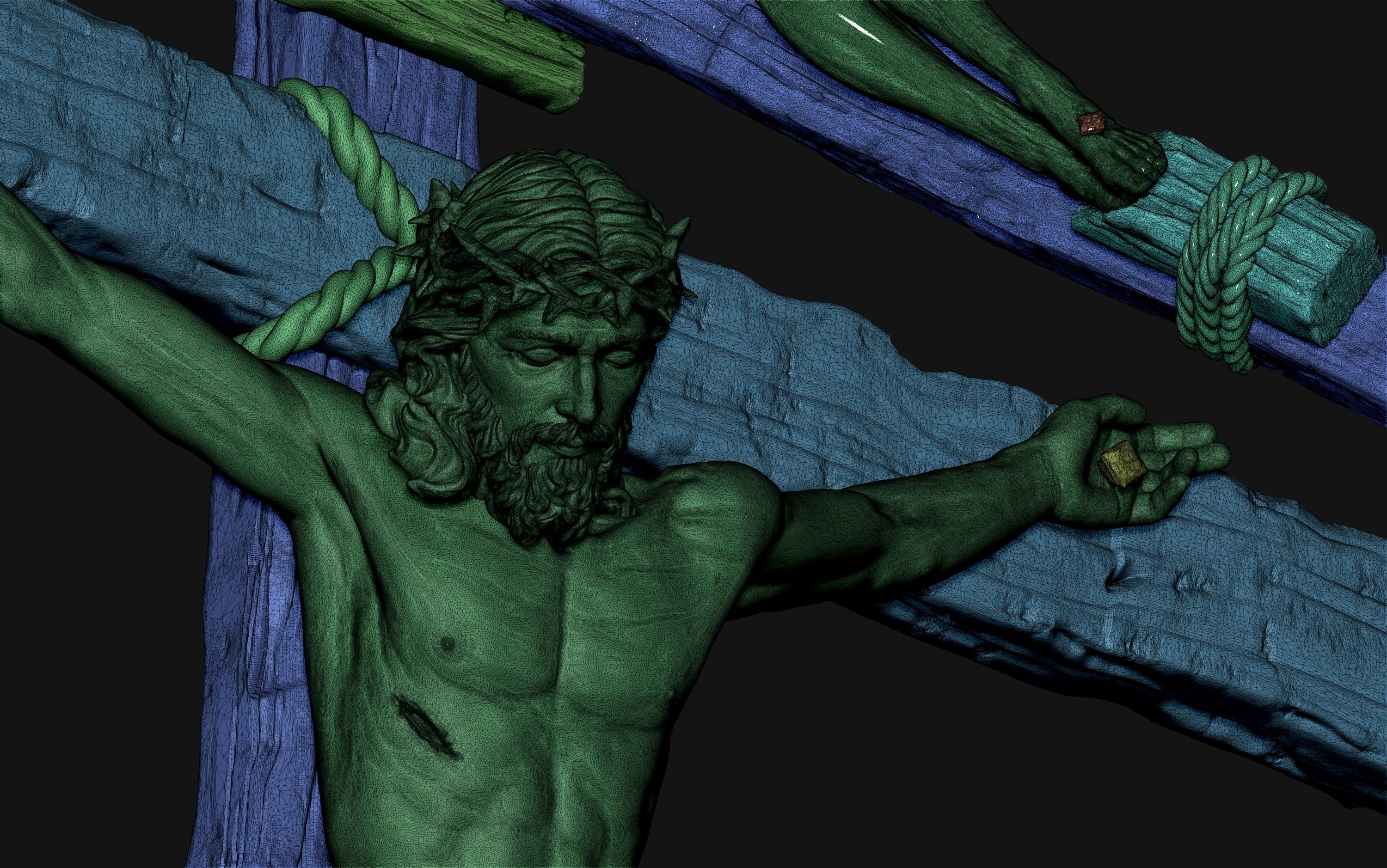 Jesus Basemesh for Your 3D Printing Project 3D print model_25