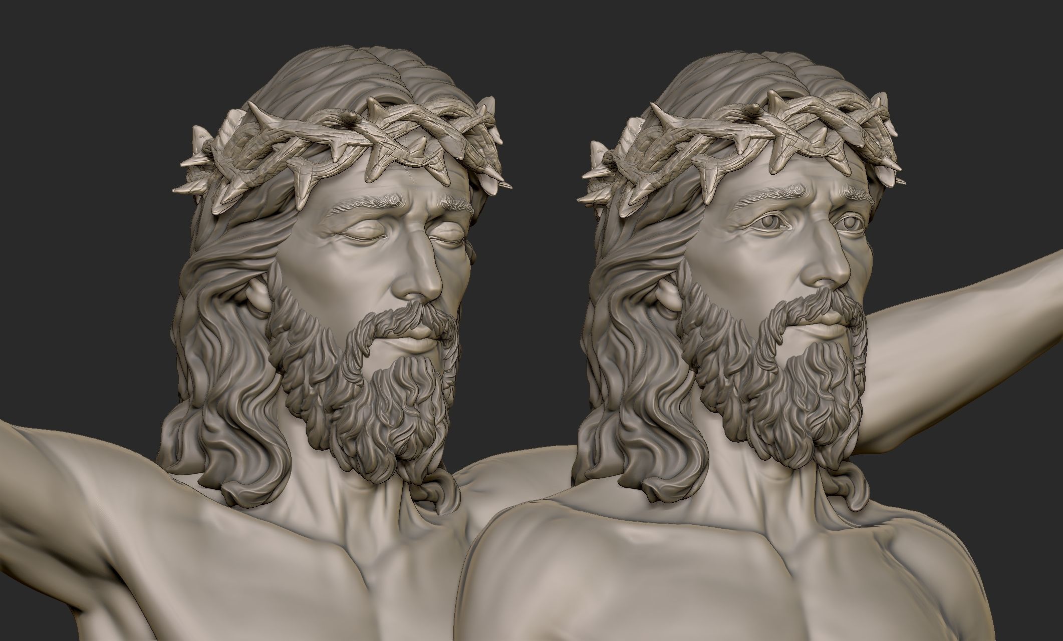 Jesus Basemesh for Your 3D Printing Project 3D print model_28