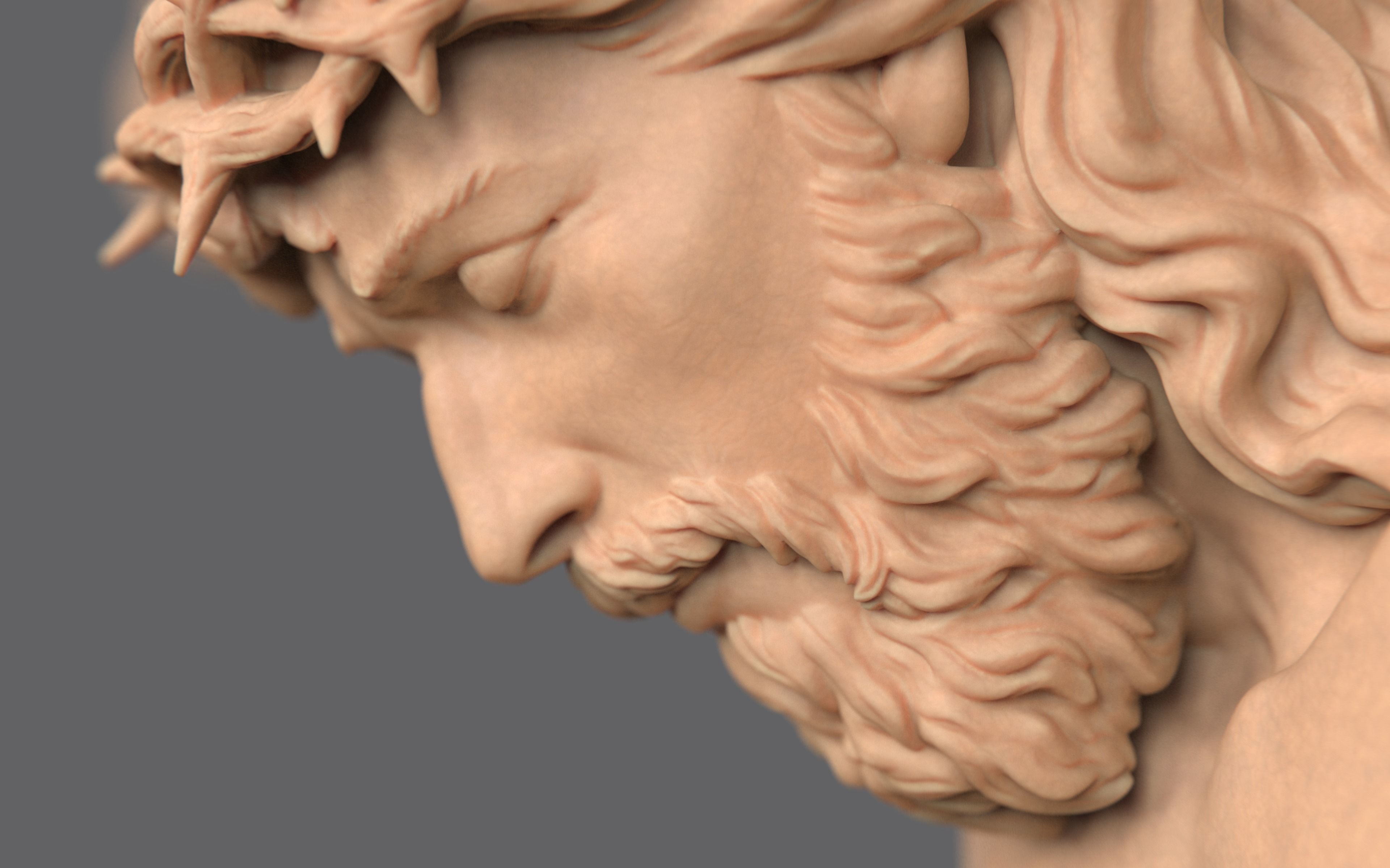 Jesus Basemesh for Your 3D Printing Project 3D print model_44