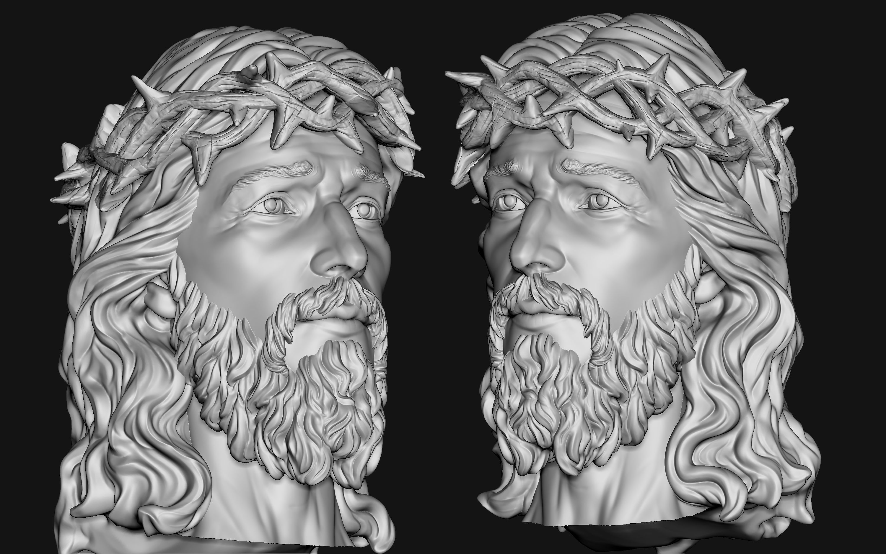 Jesus Basemesh for Your 3D Printing Project 3D print model_4
