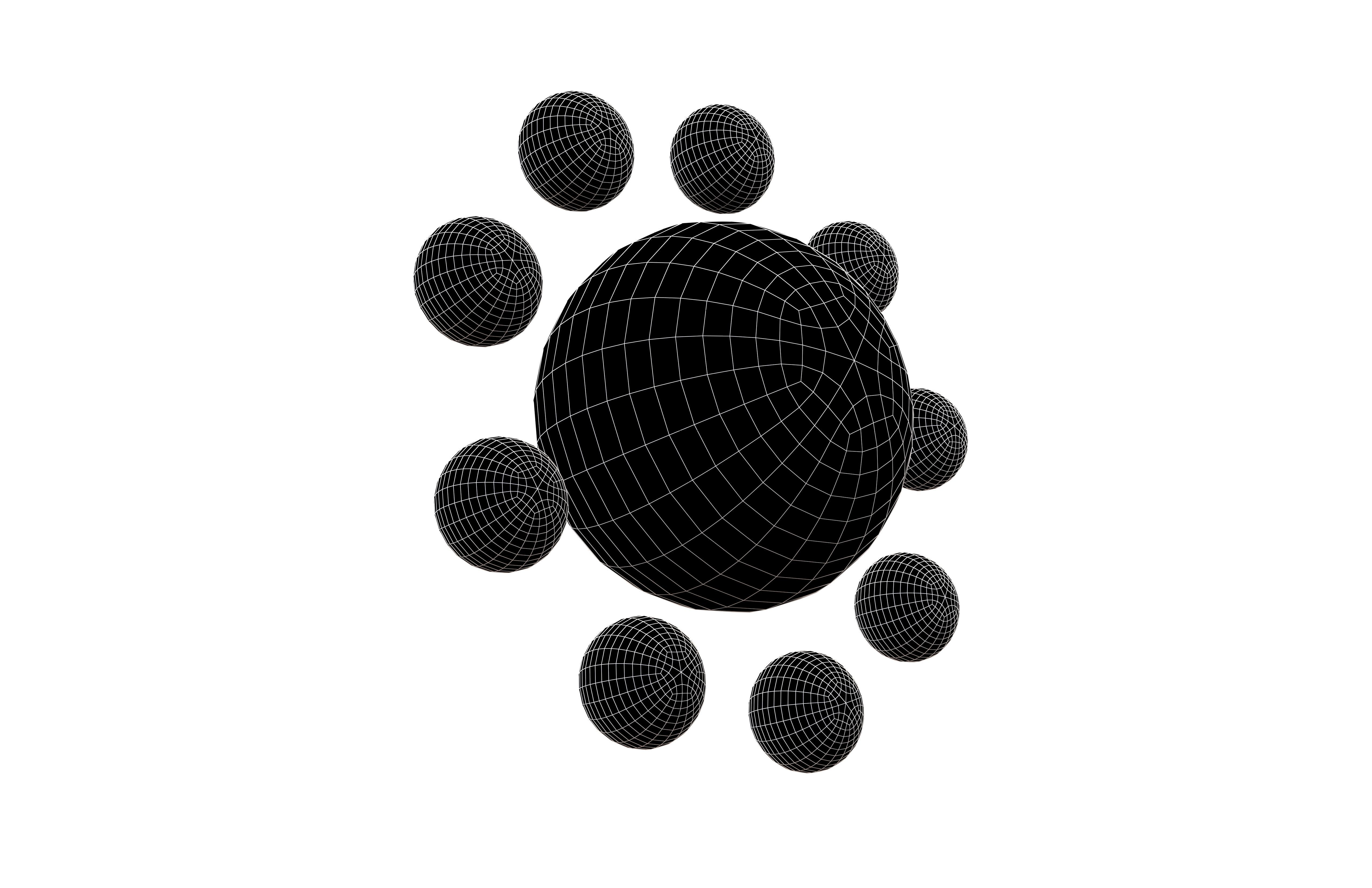 Cartoon Sun V3 003 Low-poly 3D model_7