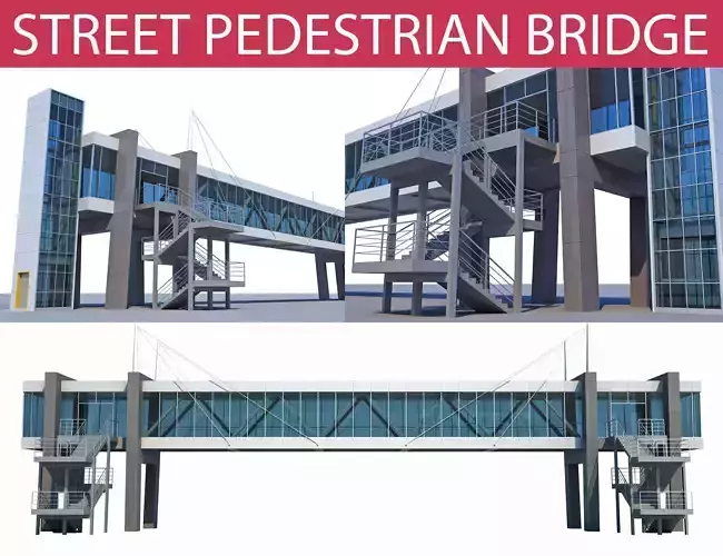 Street Pedestrian Bridge