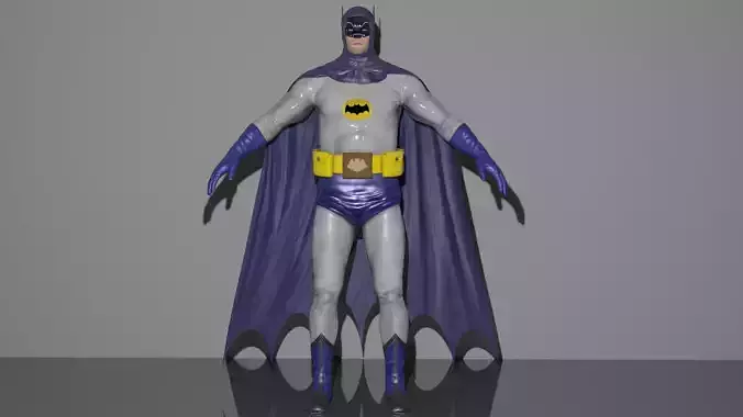 Adam West Batman 3D model