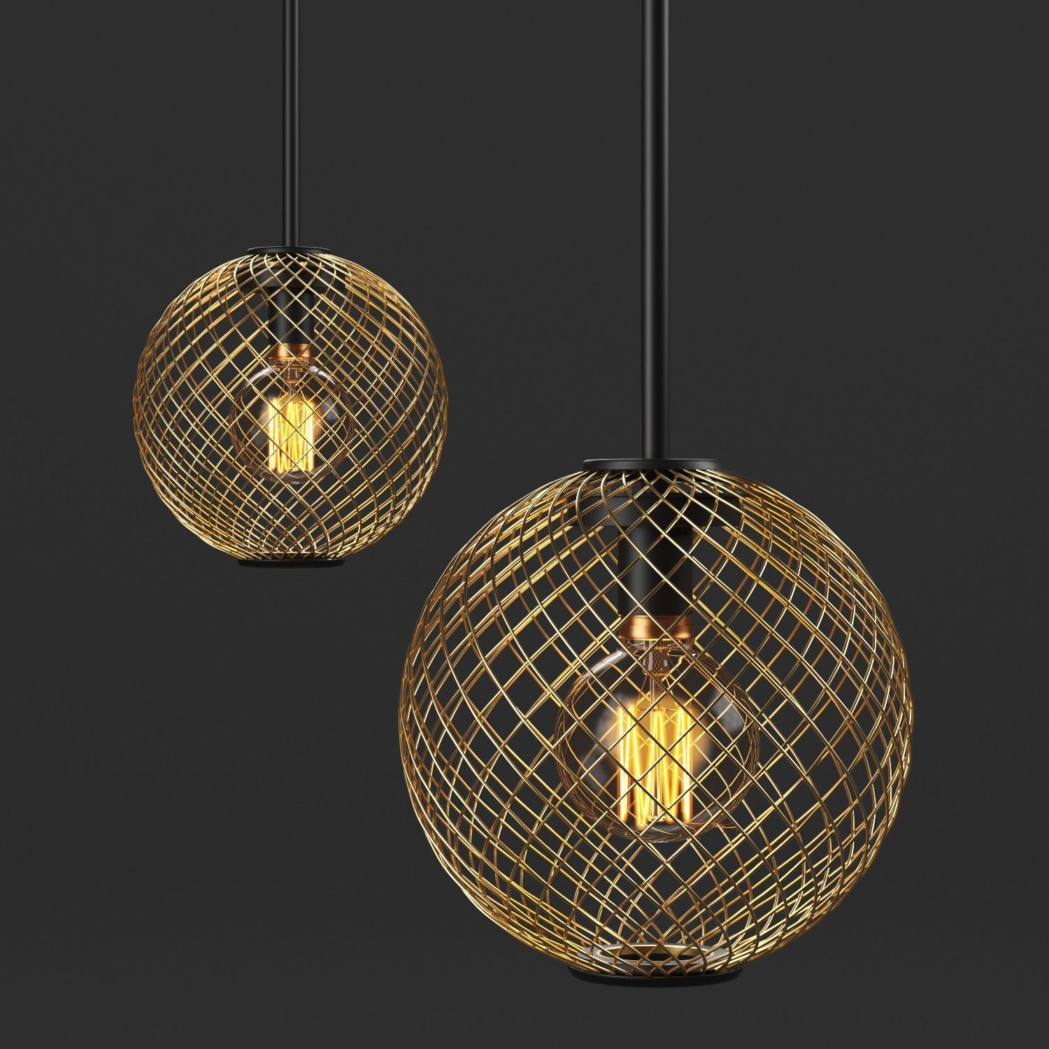 chandiler lamp 3D model_1