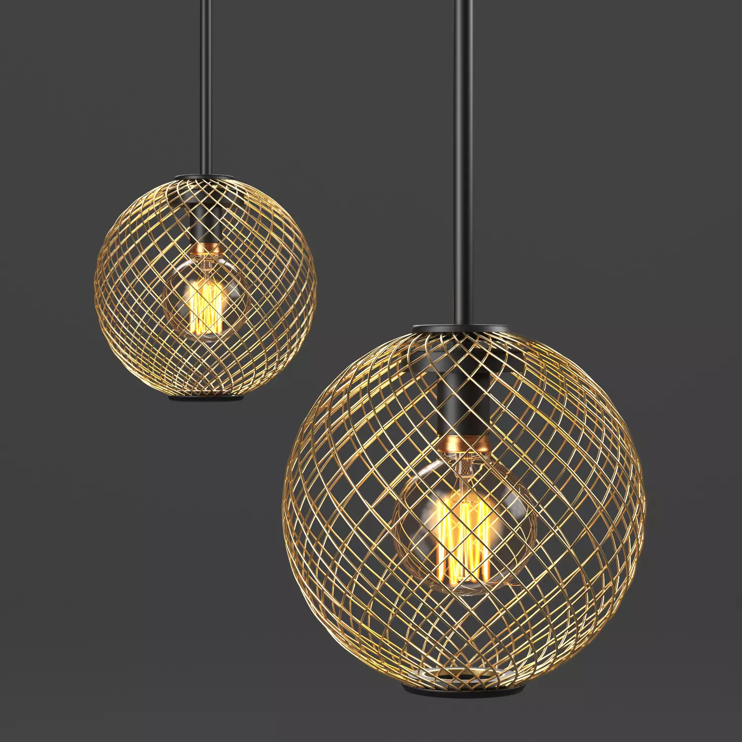chandiler lamp 3D model_0
