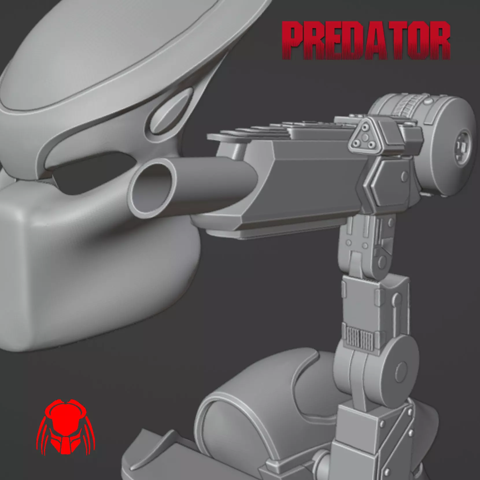 Predator Scar plasma cannon 3D print model