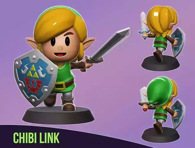 Chibi Link 3D print model