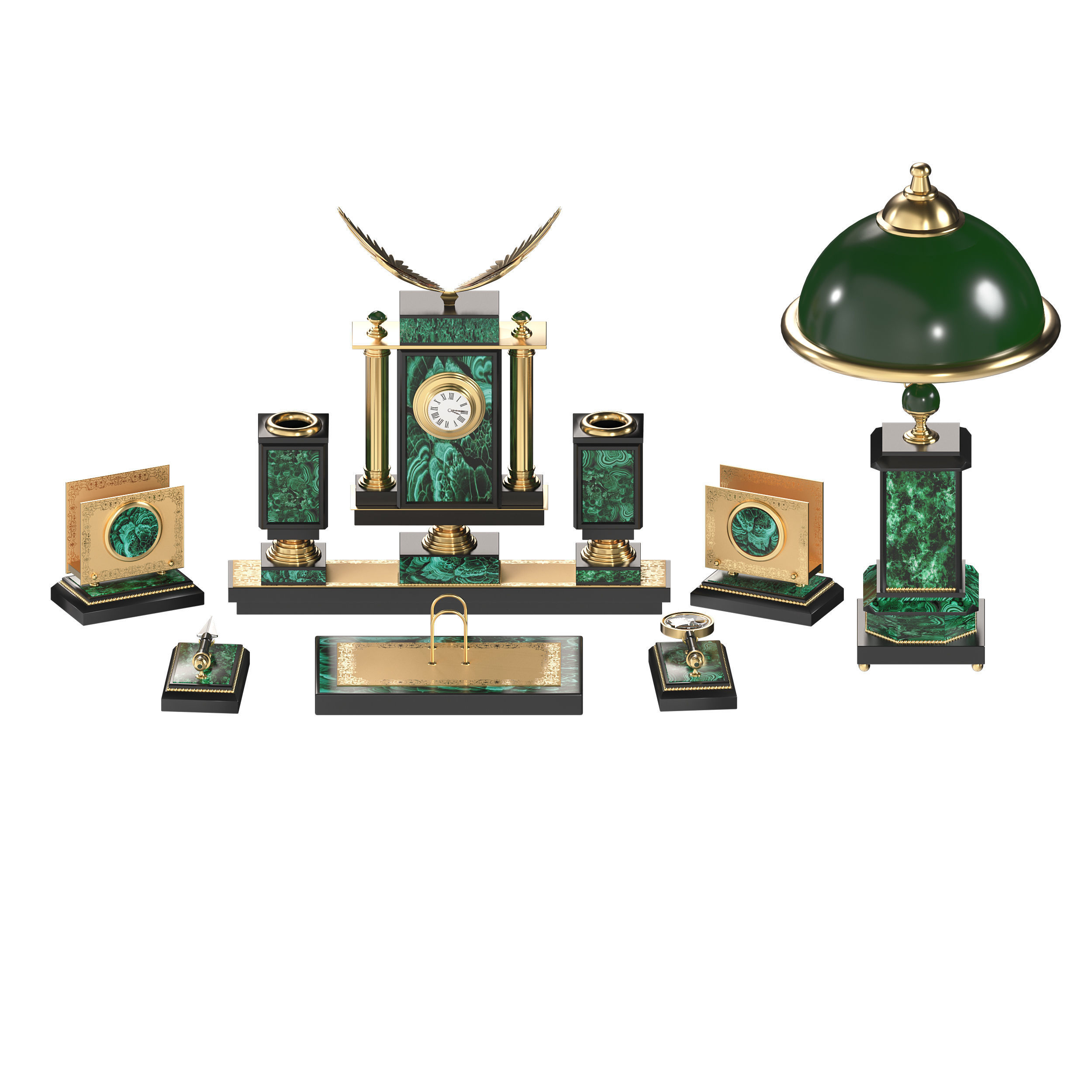 Writing set  Senator 3D model_1