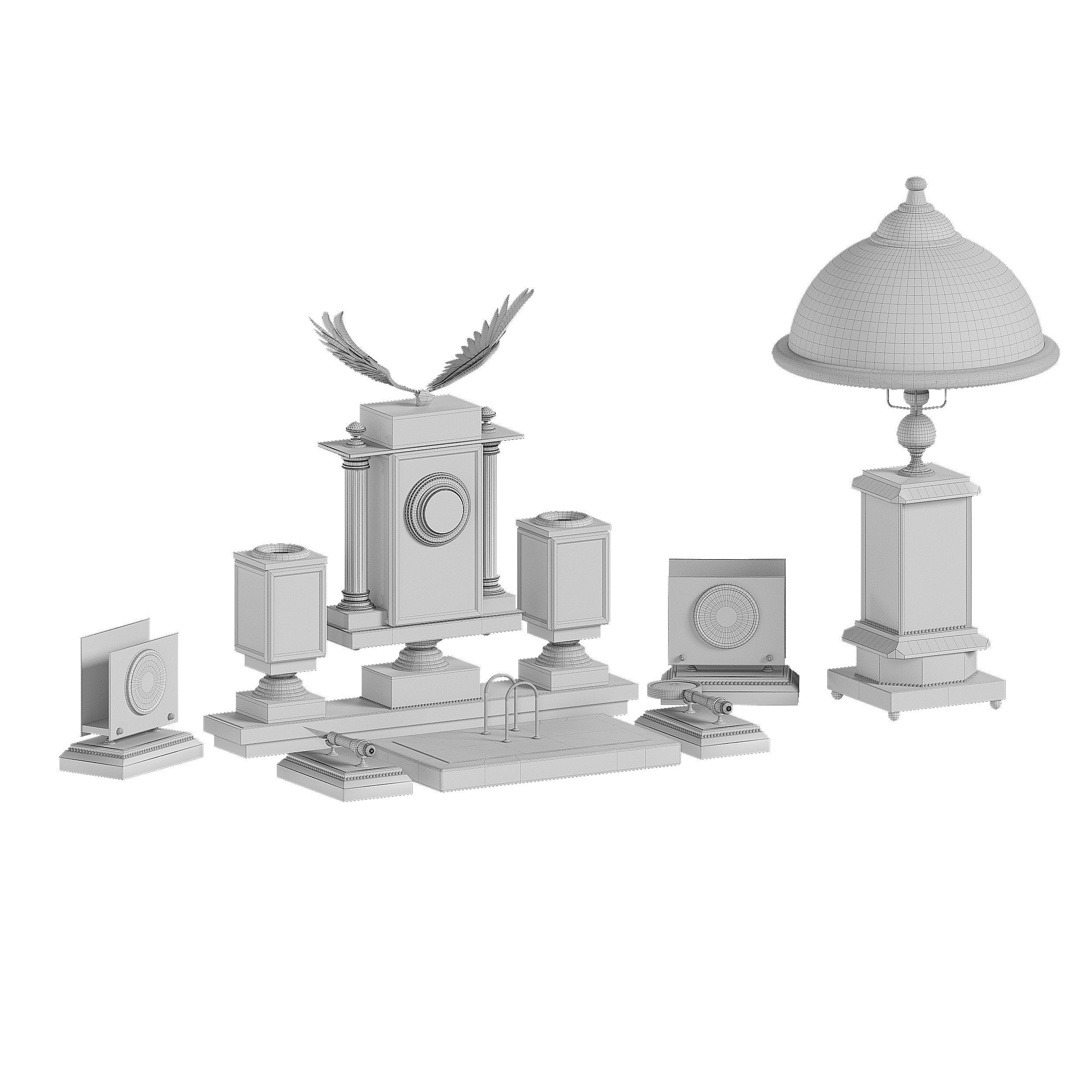 Writing set  Senator 3D model_12