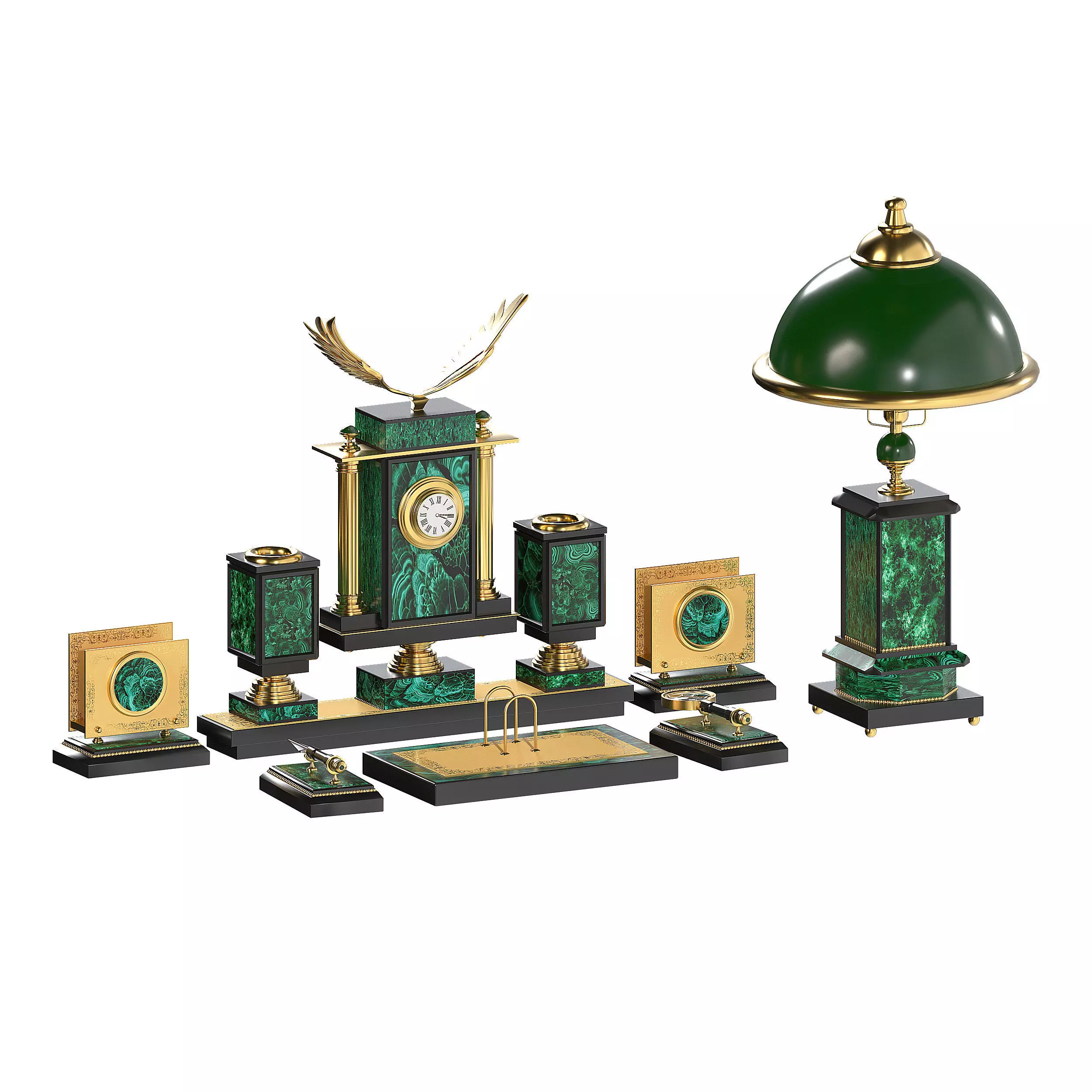 Writing set  Senator 3D model_0