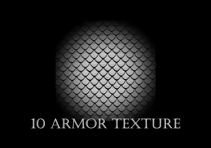 10 ALPHA TEXTURES FOR ARMOR FREE 3D model