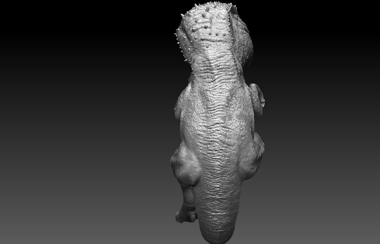 Jurassic World Indominus Rex Blue 3D print model_19