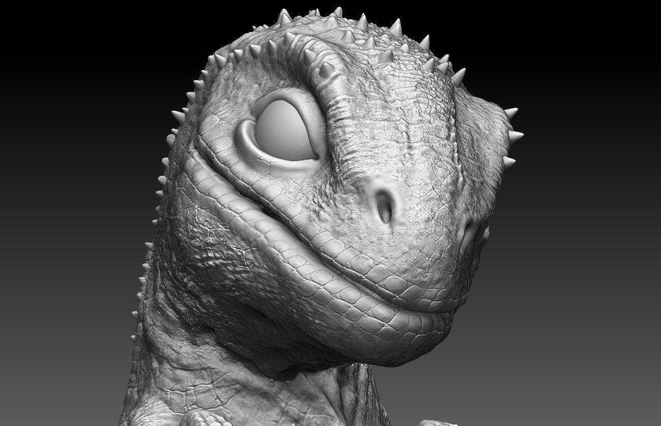 Jurassic World Indominus Rex Blue 3D print model_23