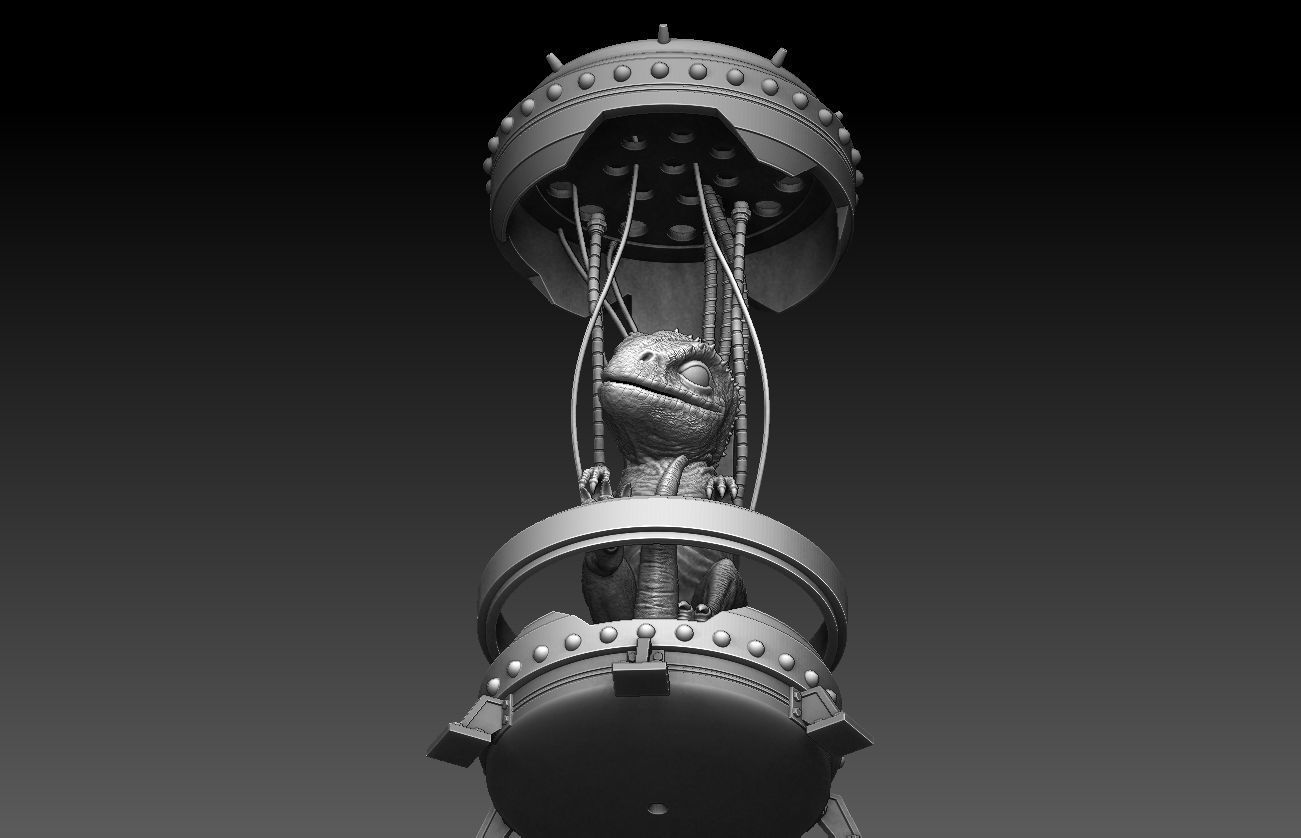 Jurassic World Indominus Rex Blue 3D print model_16