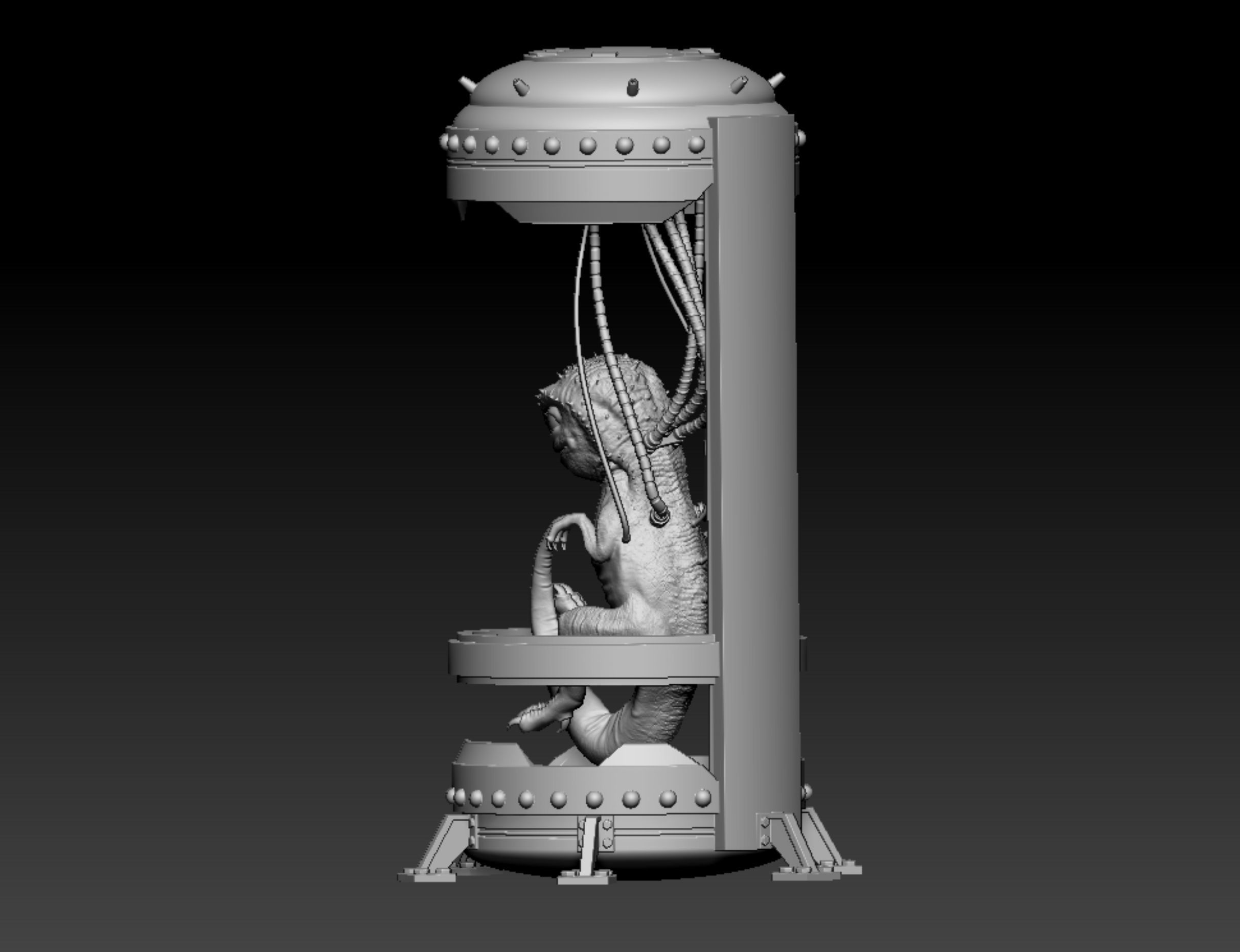 Jurassic World Indominus Rex Blue 3D print model_9