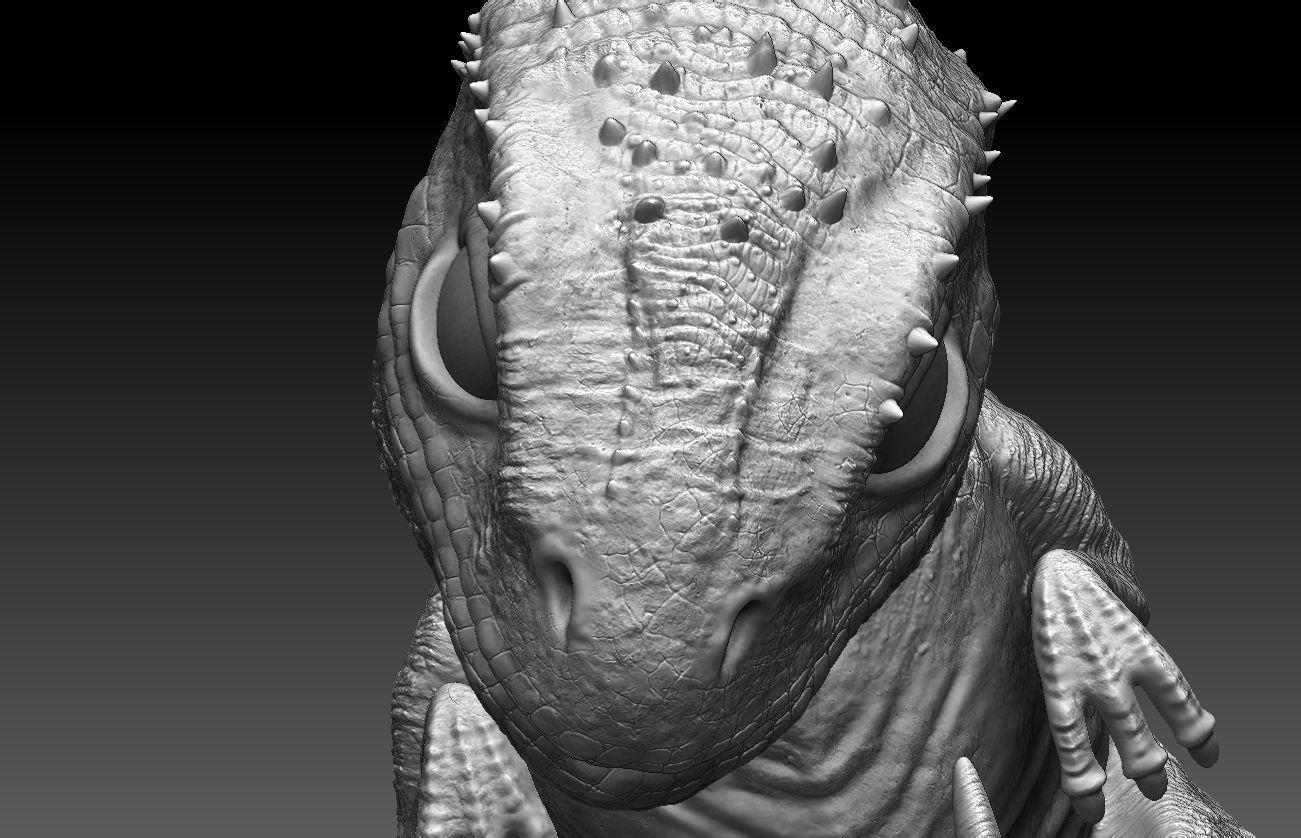 Jurassic World Indominus Rex Blue 3D print model_24