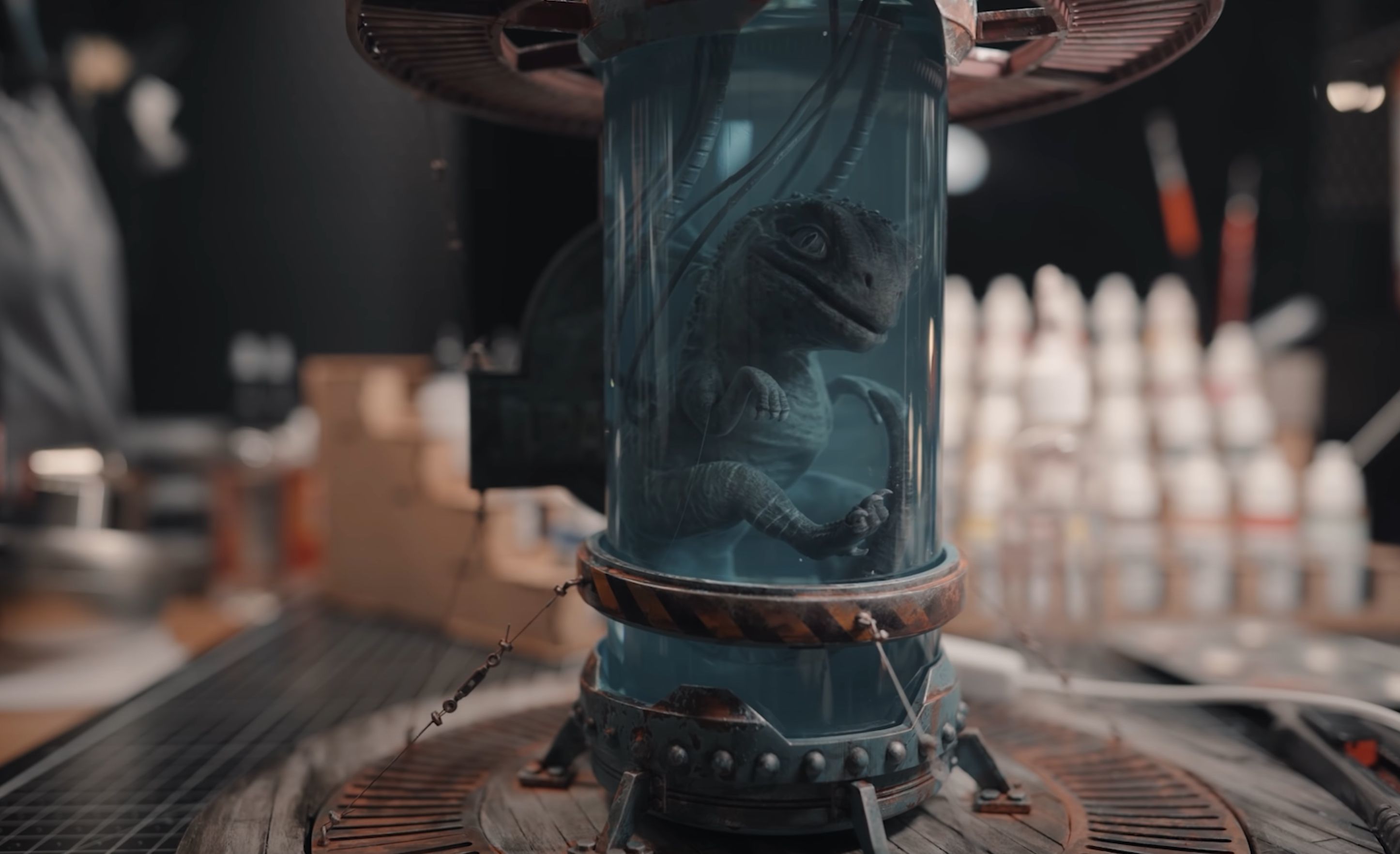 Jurassic World Indominus Rex Blue 3D print model_11