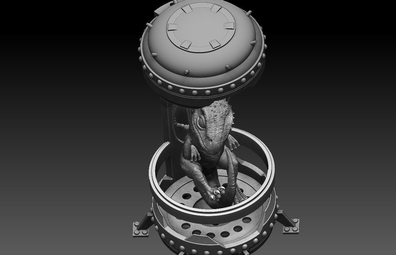 Jurassic World Indominus Rex Blue 3D print model_15