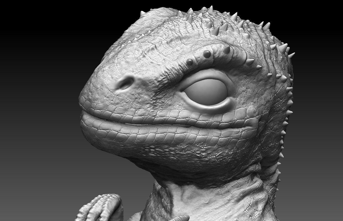 Jurassic World Indominus Rex Blue 3D print model_22