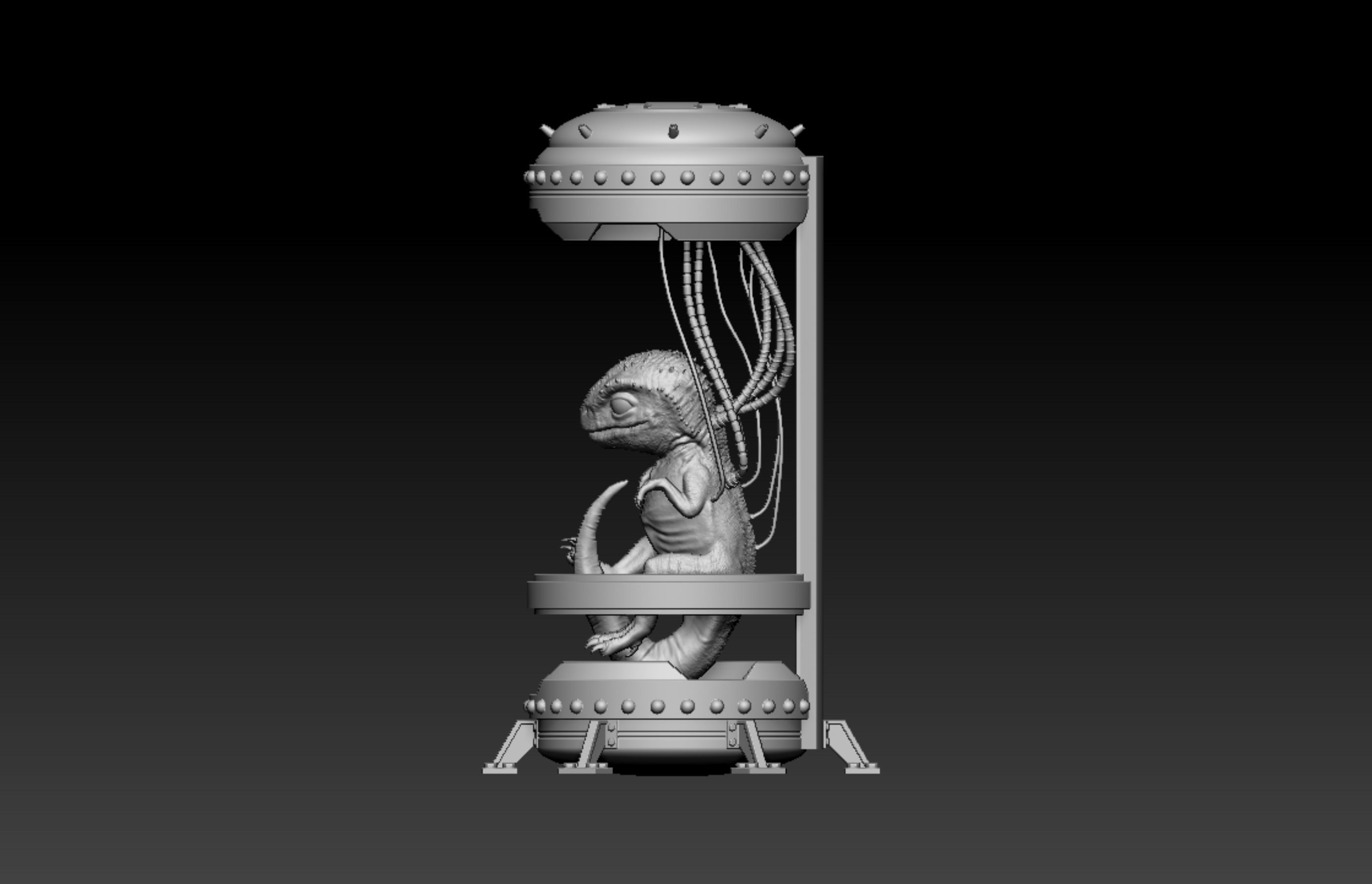 Jurassic World Indominus Rex Blue 3D print model_3