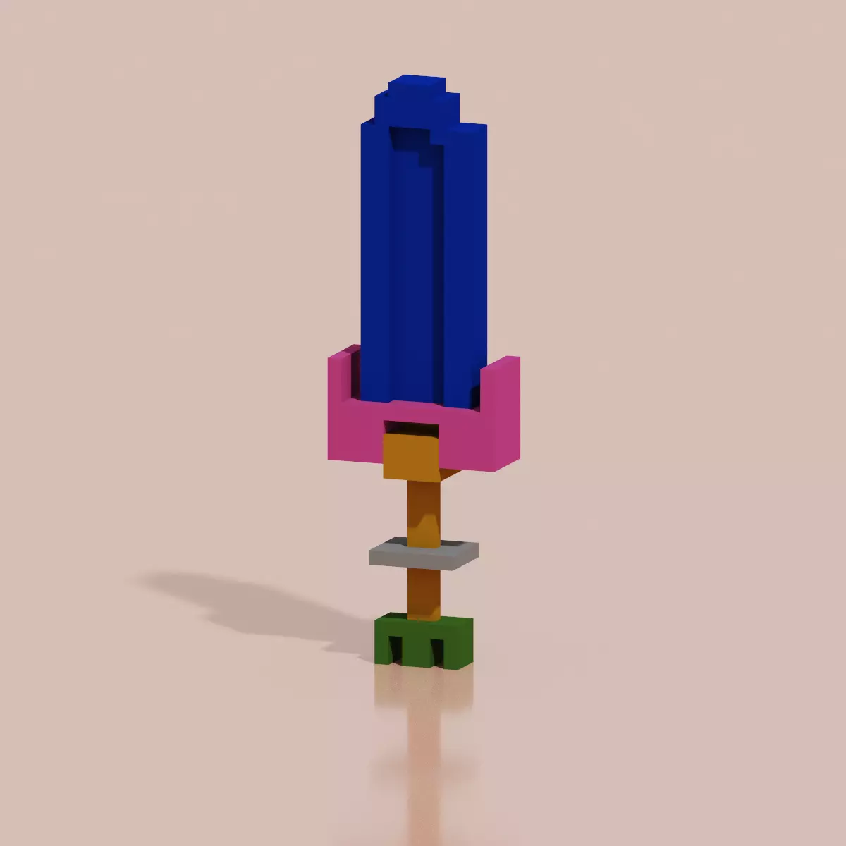 Sword VWSMON2 Low-poly 3D model_0