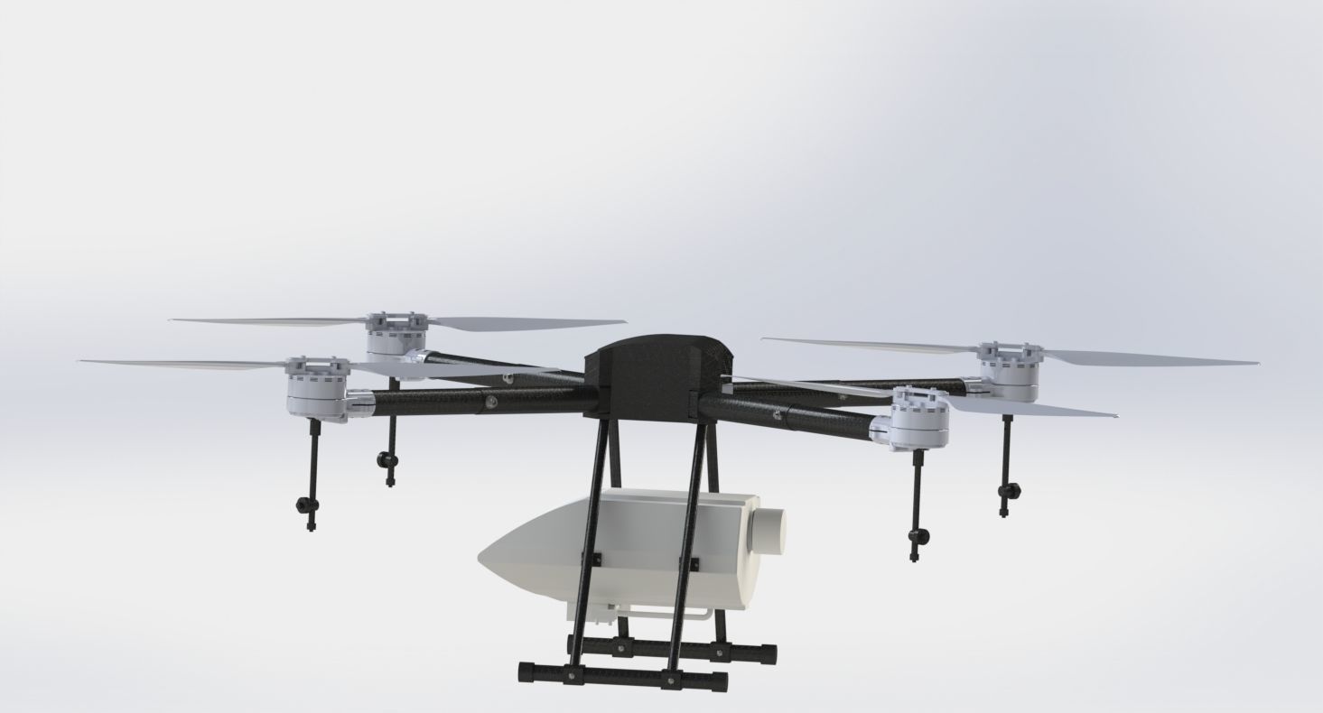 Agricultural Drone 3D model_1
