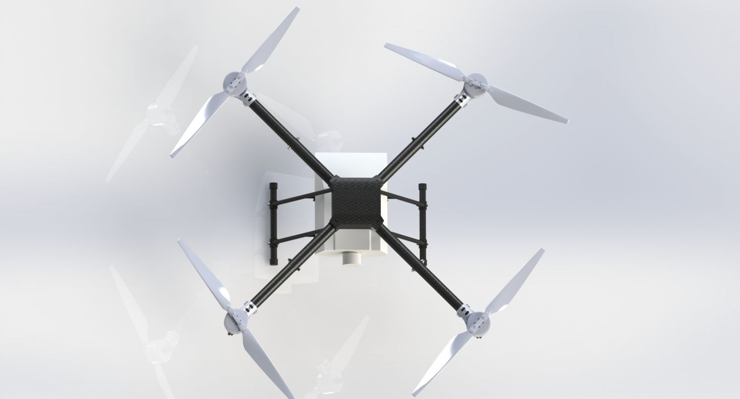 Agricultural Drone 3D model_2