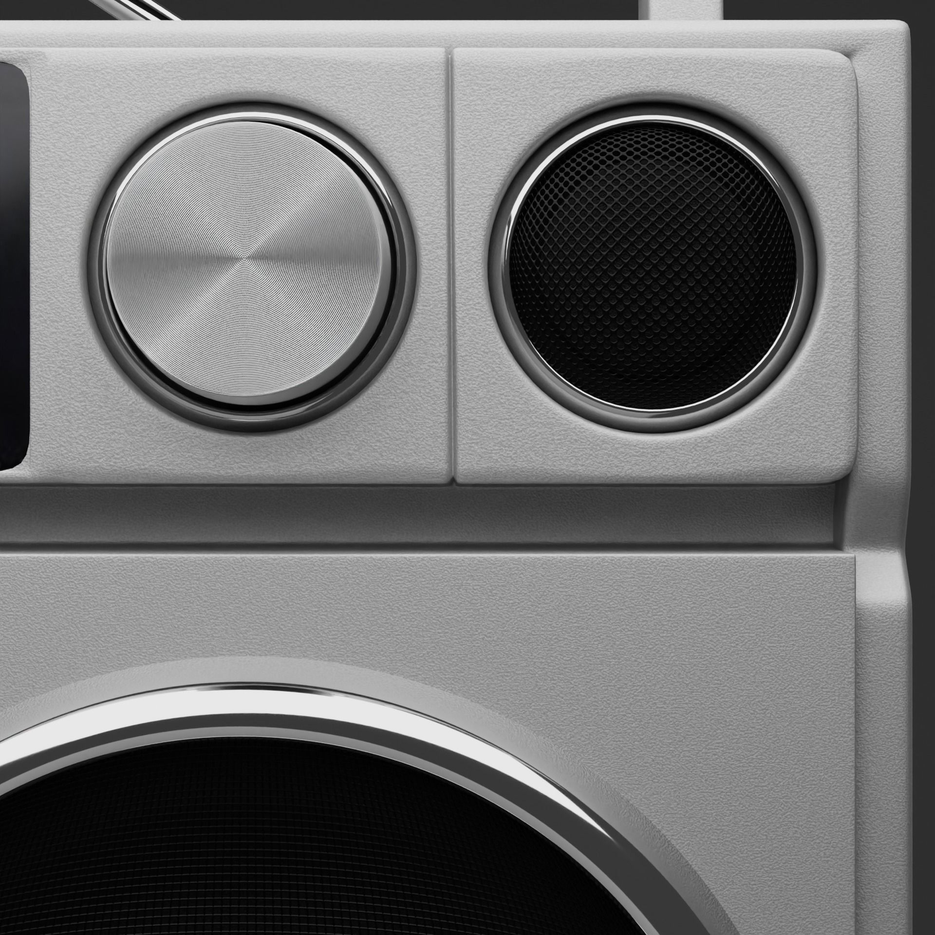 Boombox Victrola 3D model_1