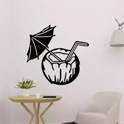 Coconut Cocktail Decor 3D print model