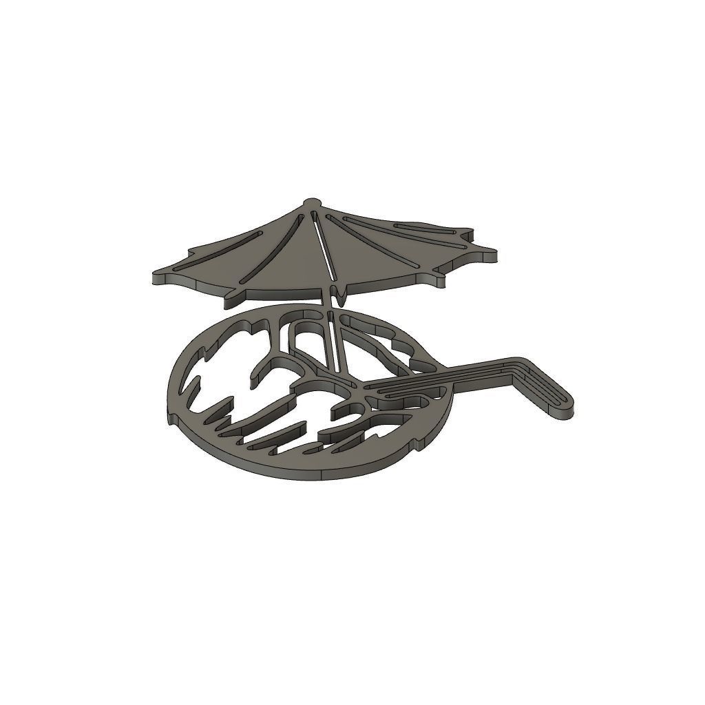 Coconut Cocktail Decor 3D print model_1