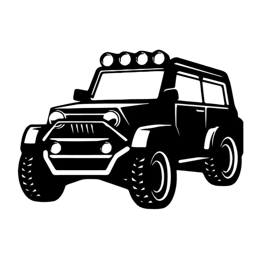 Car Wall 2D Decor 3D model 3D printable | CGTrader