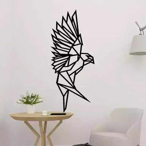 Geometric Eagle Wall Decor