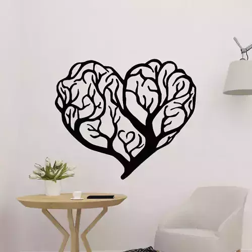 Heart Tree 2D Wall Decoration