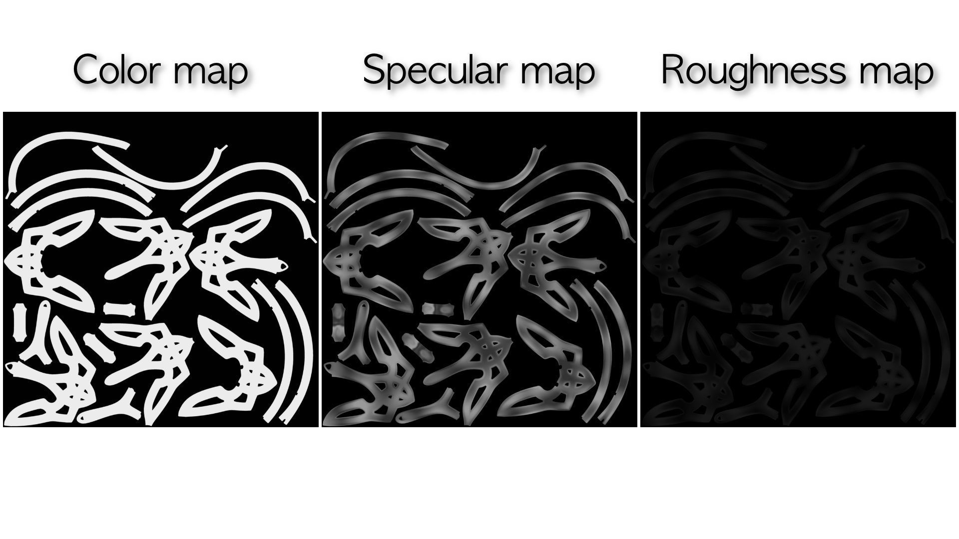 Tryzub pendants 3D print model_12