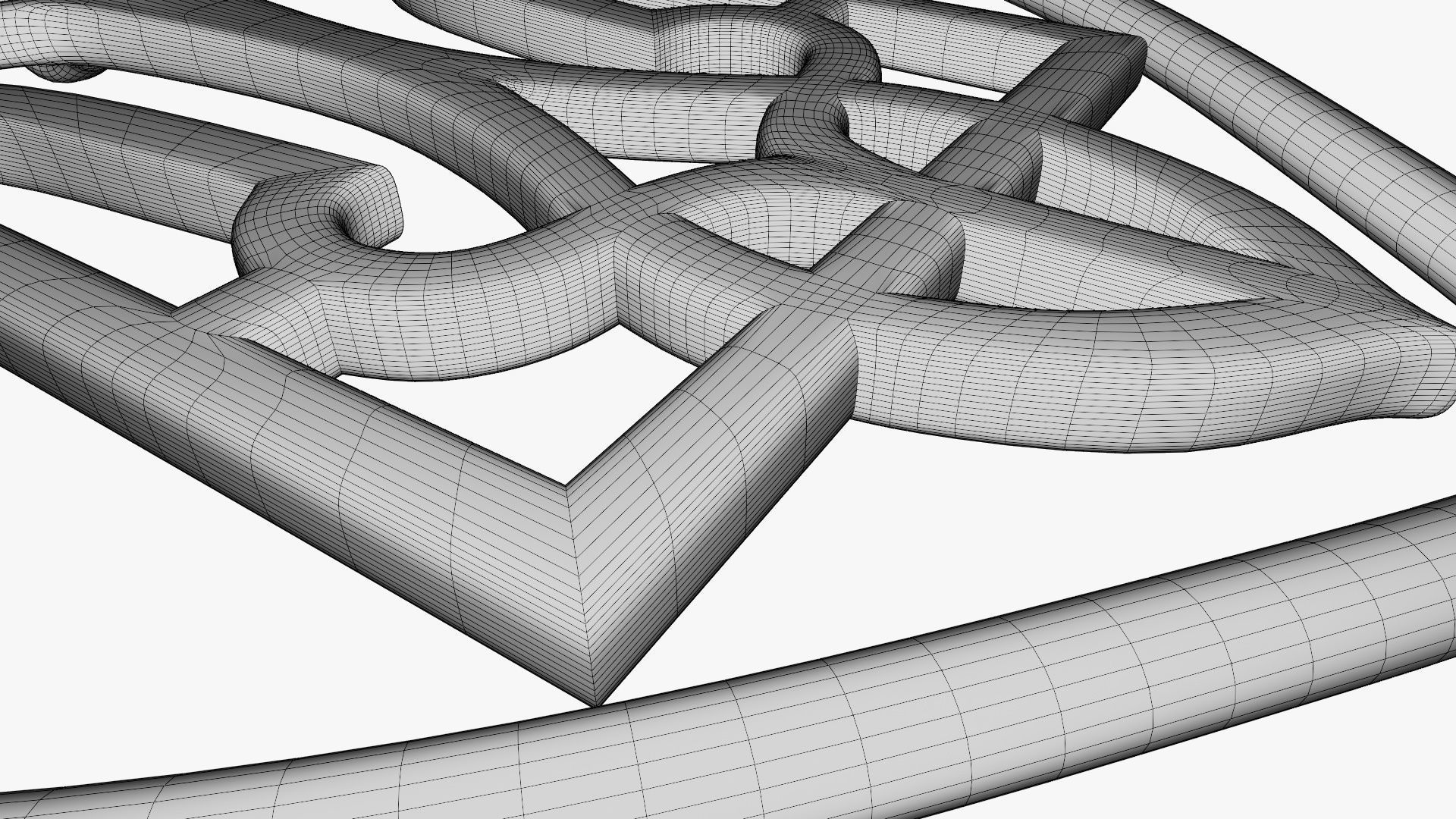 Tryzub pendants 3D print model_19