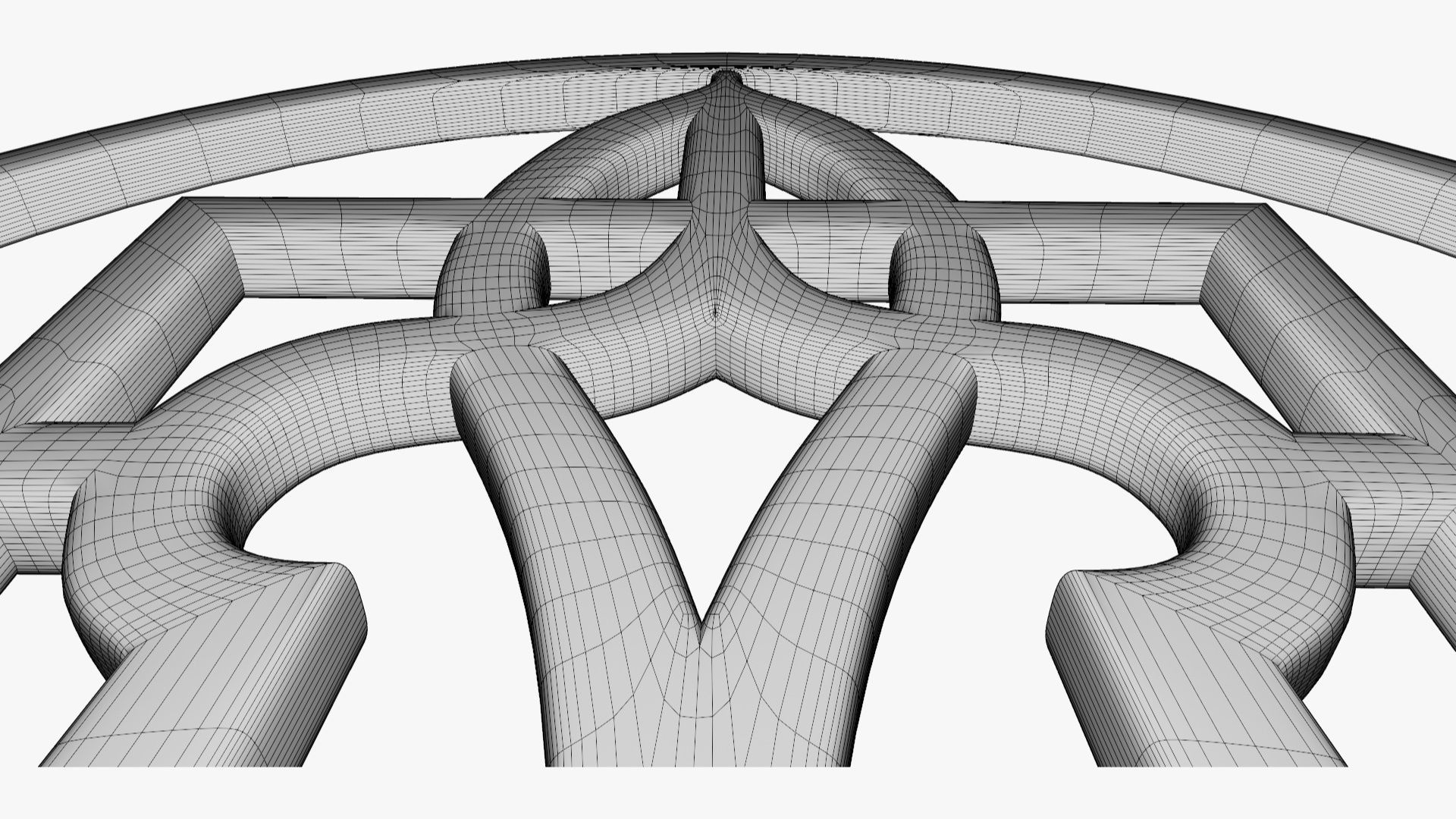 Tryzub pendants 3D print model_21