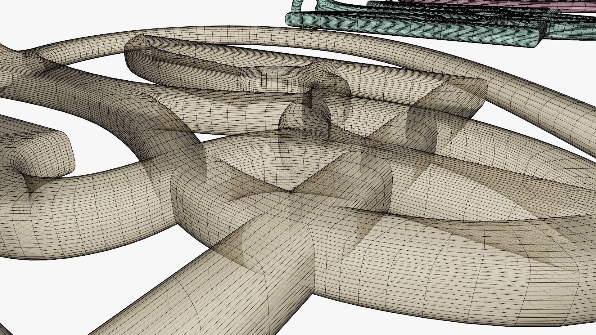 Tryzub pendants 3D print model_23