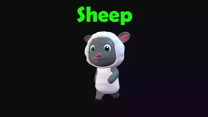 Cartoon Sheep Animated